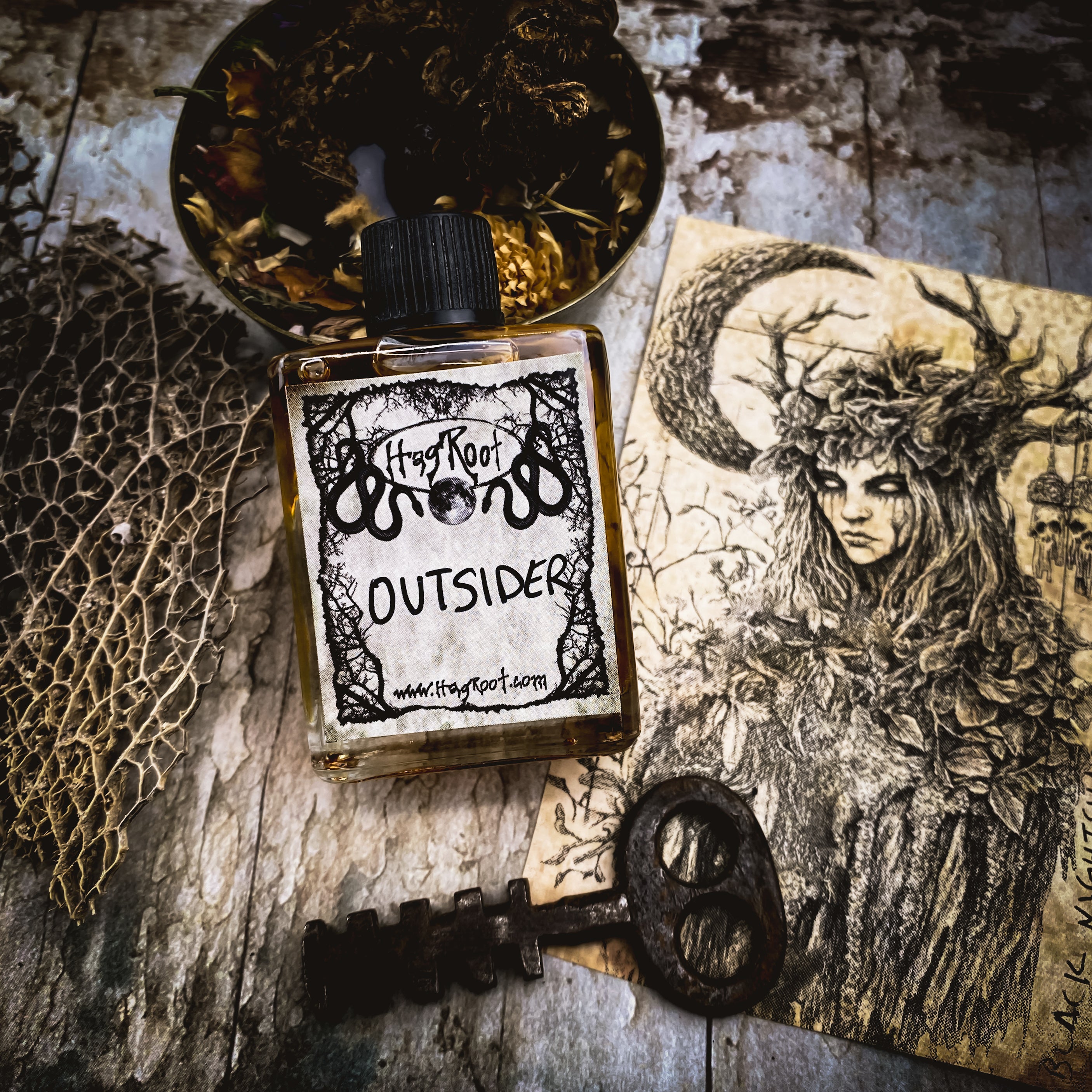 OUTSIDER-(Warm Spices, Golden Resins, Forest)-Perfume, Cologne, Anointing, Ritual Oil