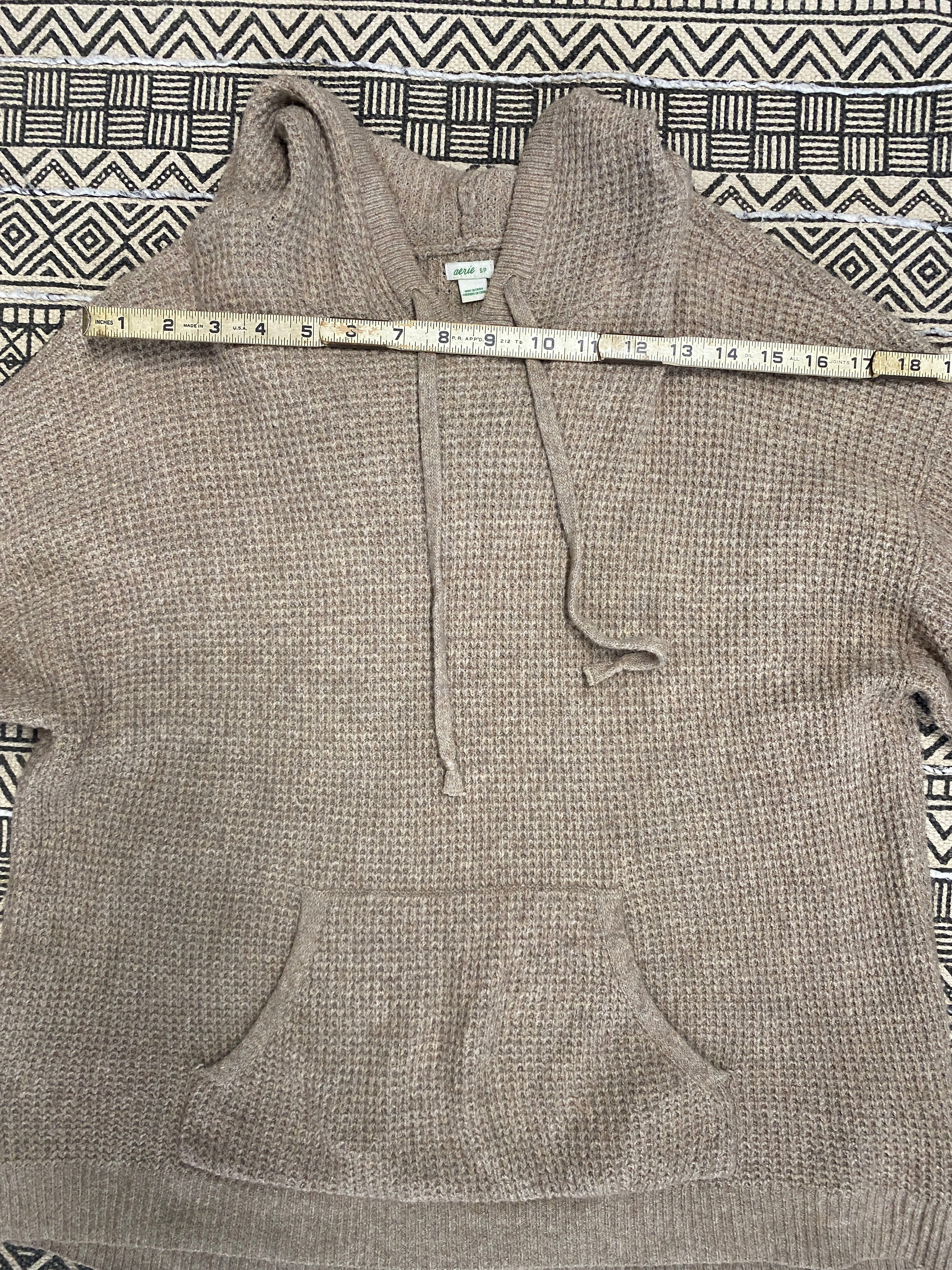 Comfy Sweater With a Hood - Size Small