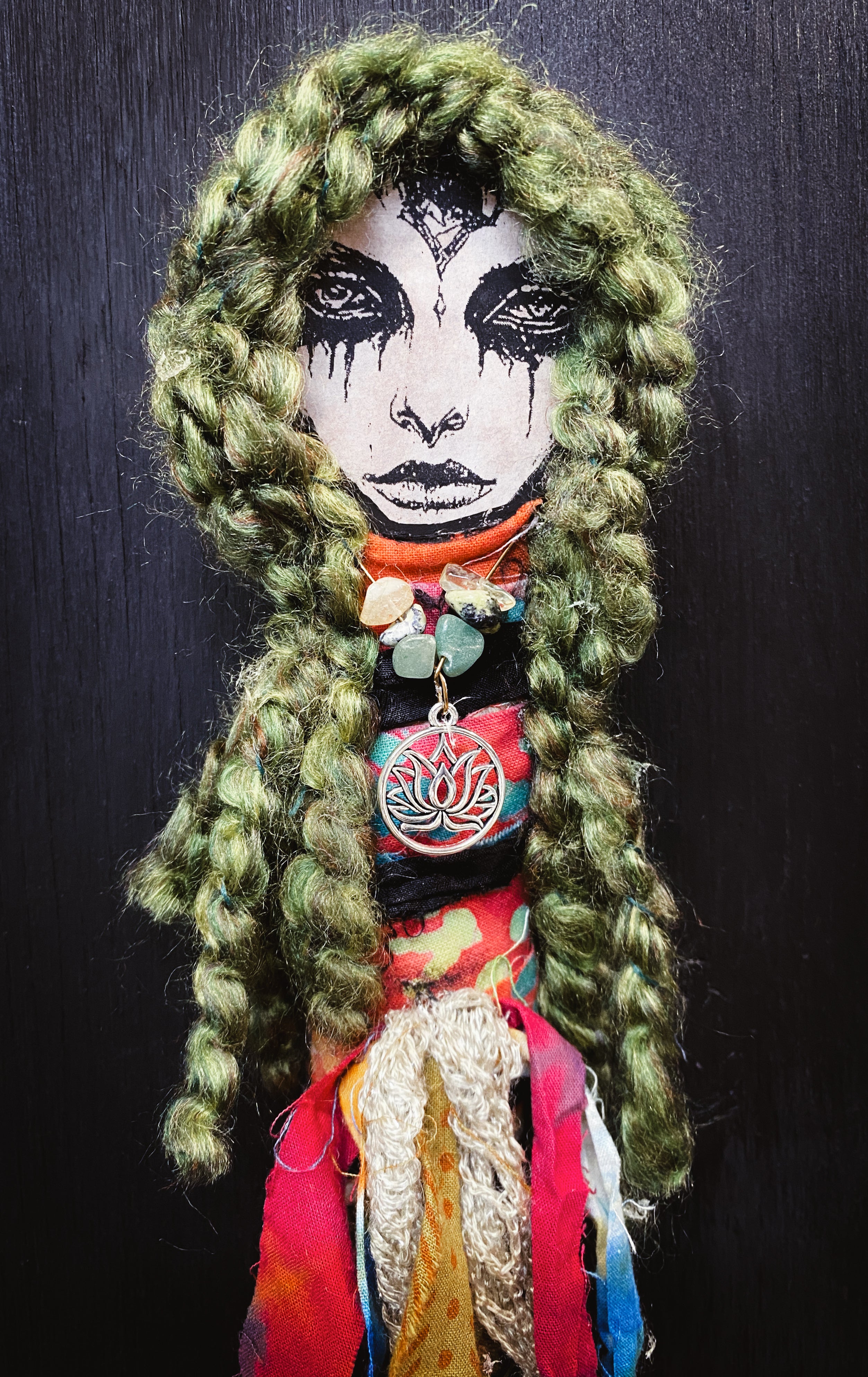 Lotus Flower - Spirit Infused Art Doll