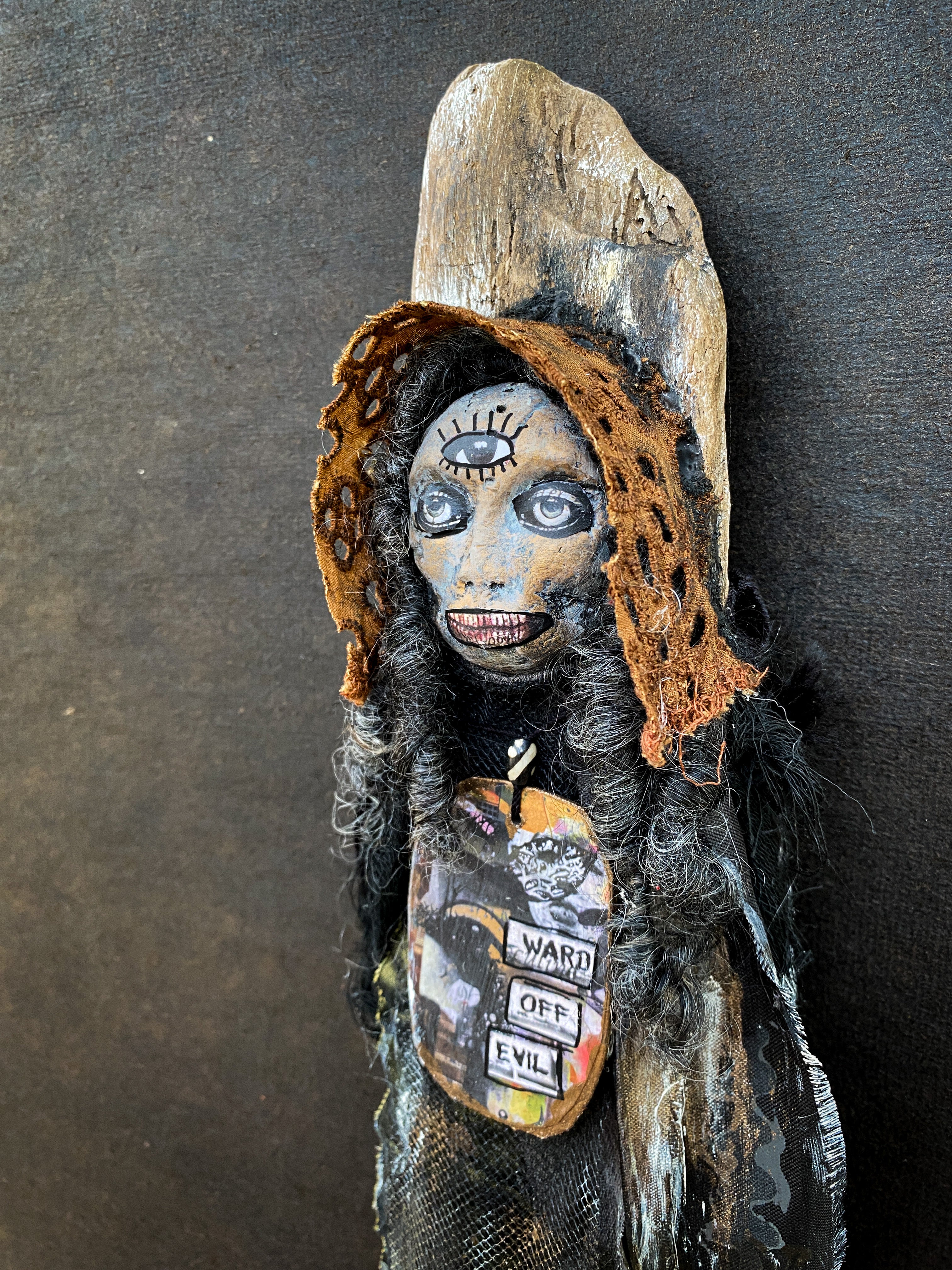 Ward Off Evil - Spirit Doll - Medicine Doll - JuJu Doll - Art Doll