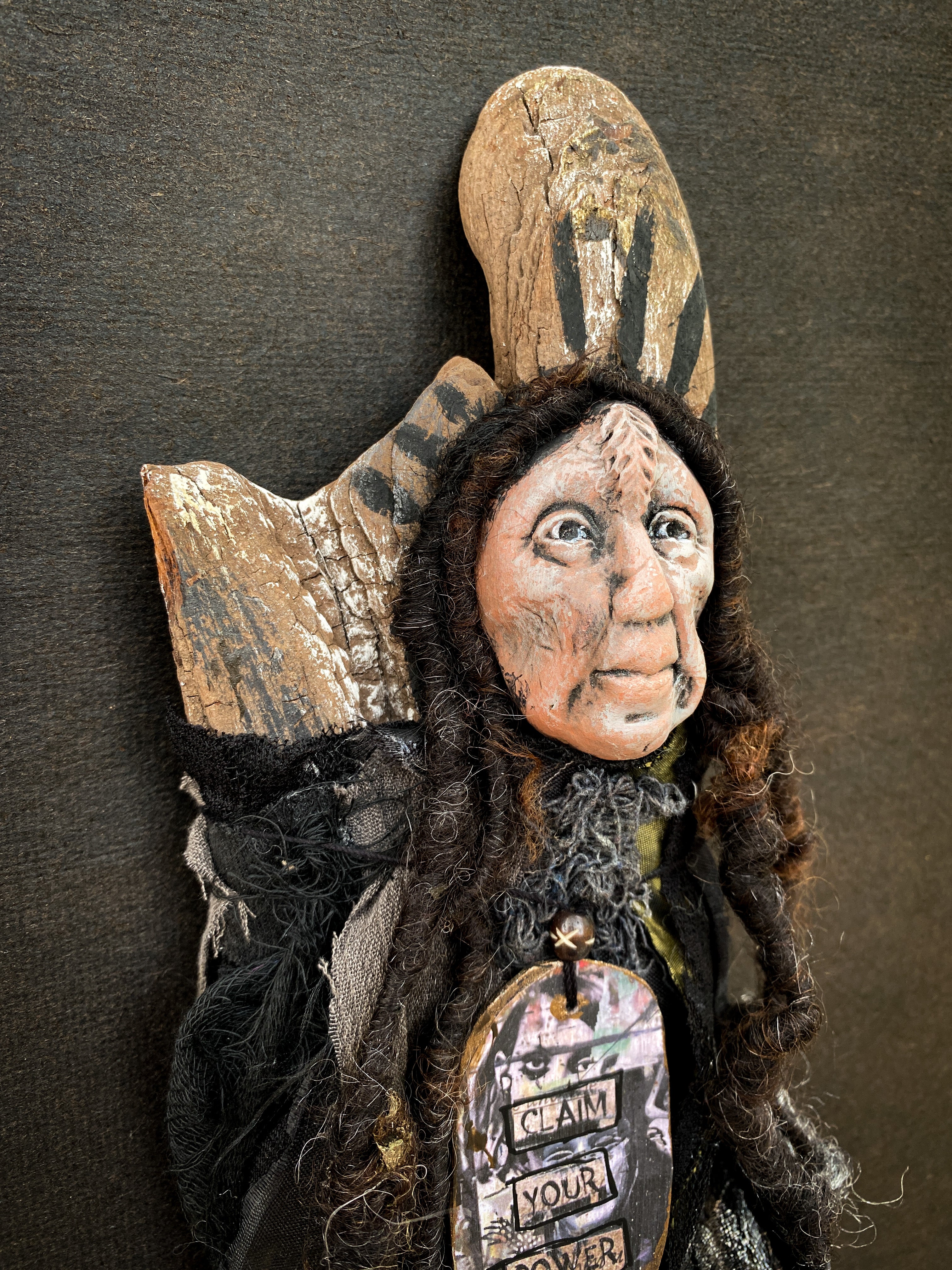 Claim Your Power - Spirit Doll - Medicine Doll - JuJu Doll - Art Doll