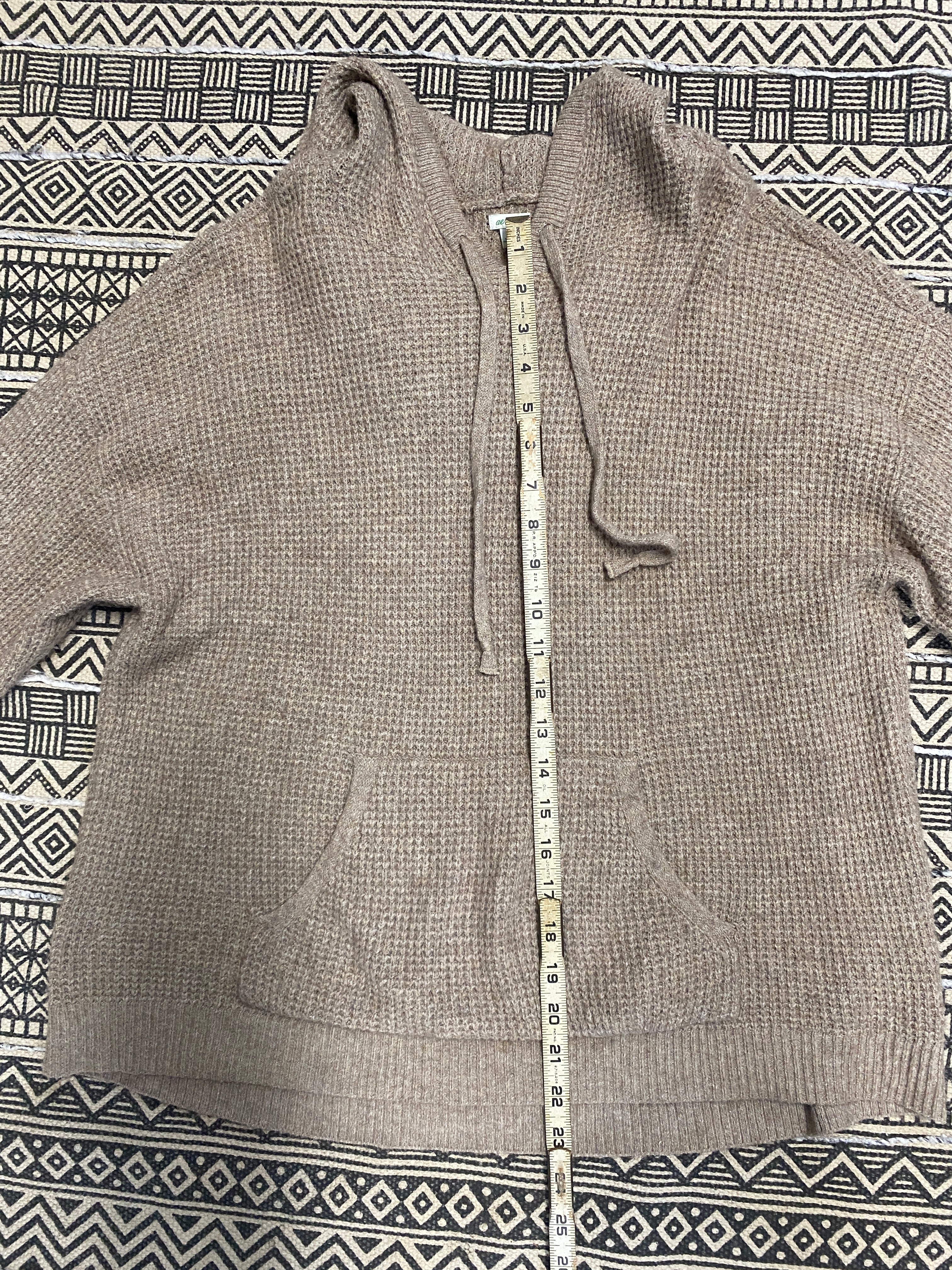 Comfy Sweater With a Hood - Size Small