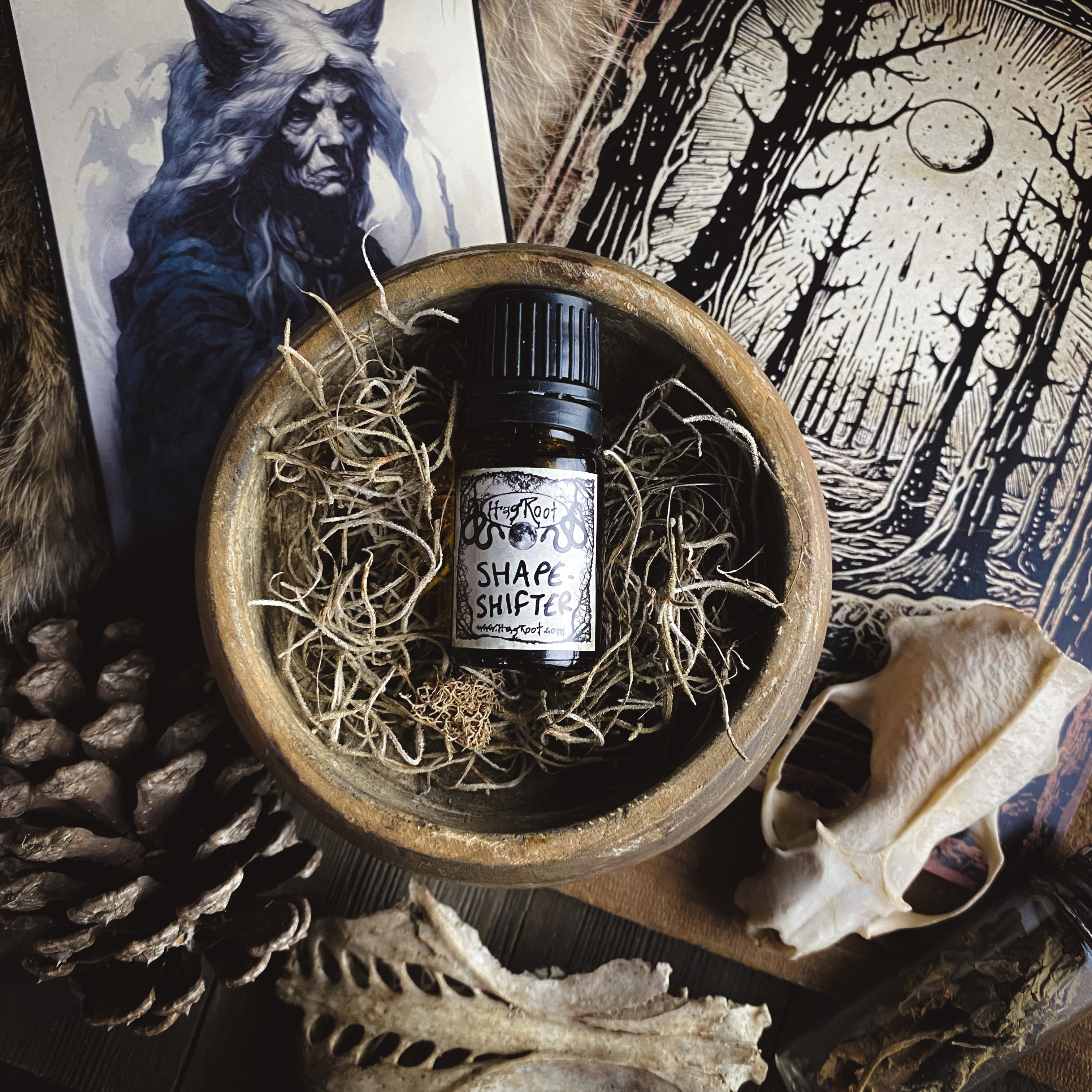 SHAPESHIFTER-(Pine, Cedar, Oak, Sandalwood, Vanilla, Amber, Gardenia, Nutmeg)