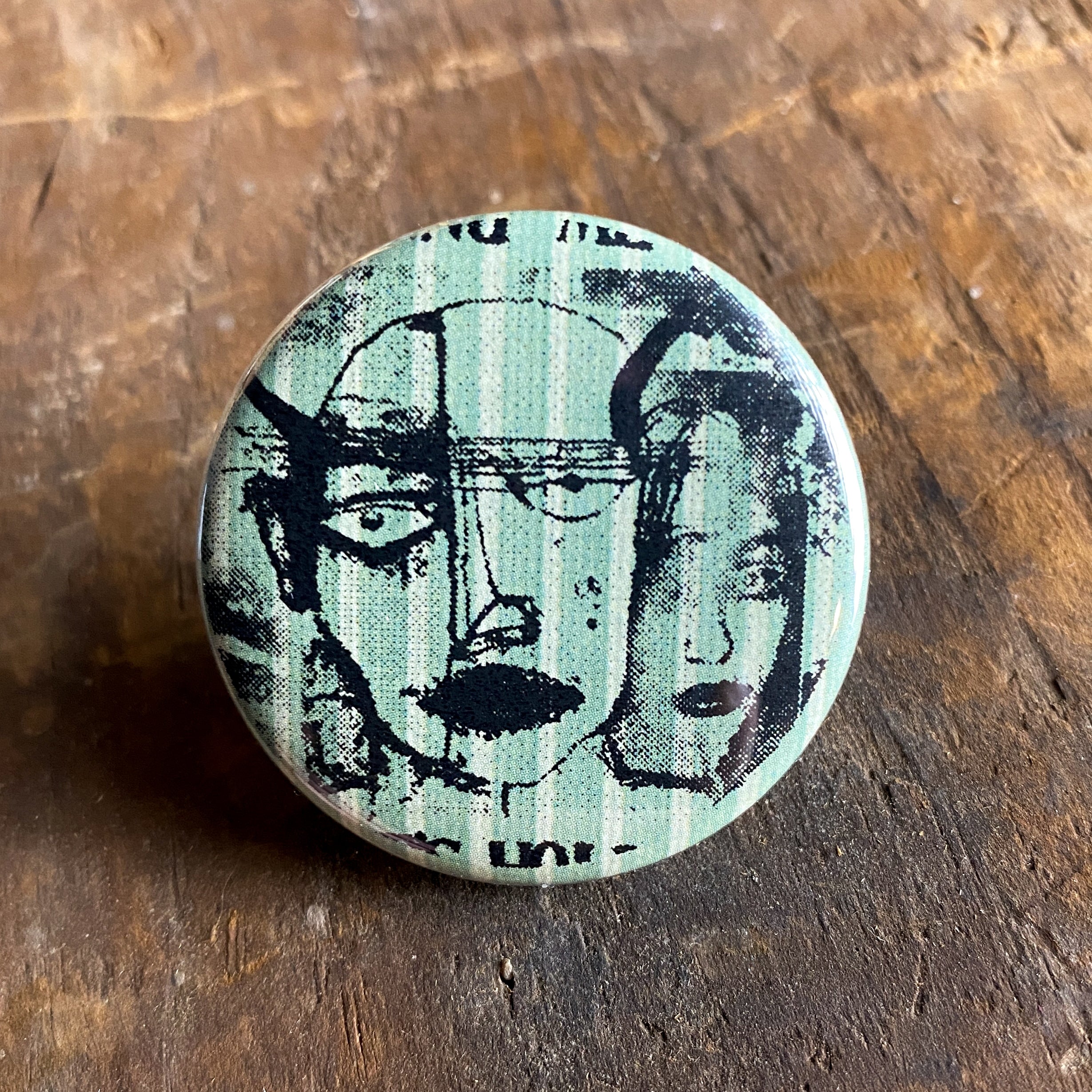 Never Alone - Hand Pressed Button/Pin - 1.5"
