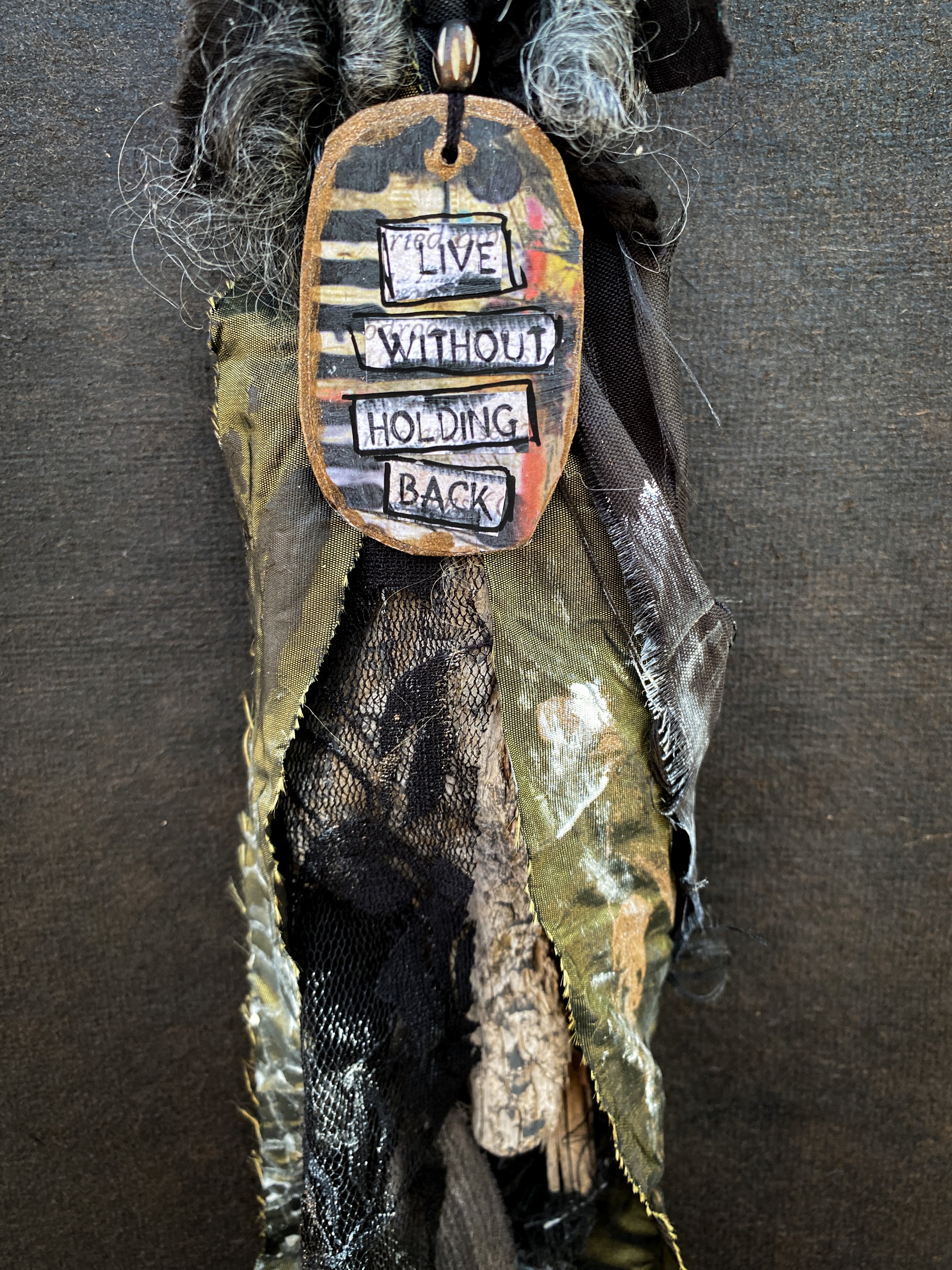 Live Without Holding Back - Spirit Doll - Medicine Doll - JuJu Doll - Art Doll