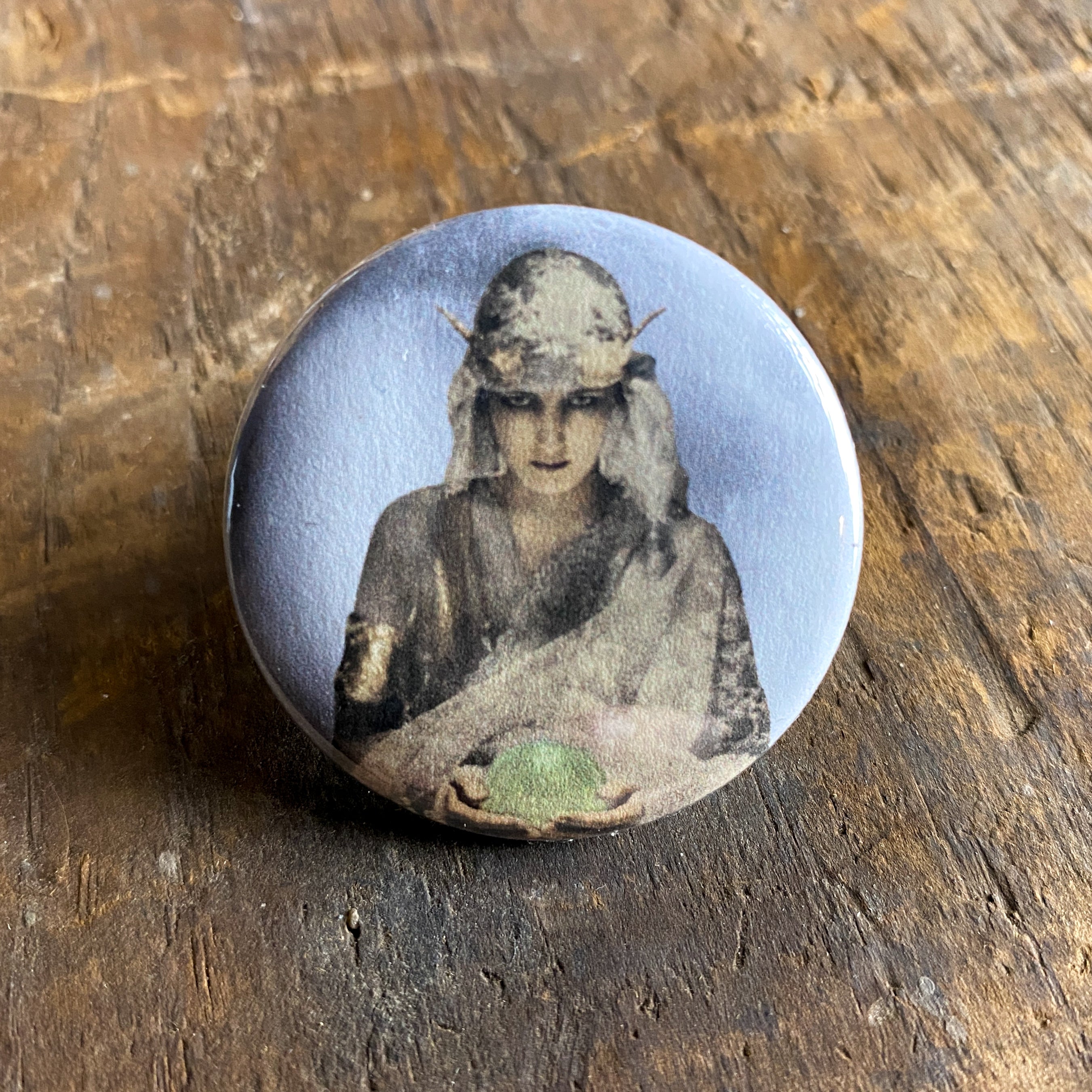 Seer - Hand Pressed Button/Pin - 1.5"