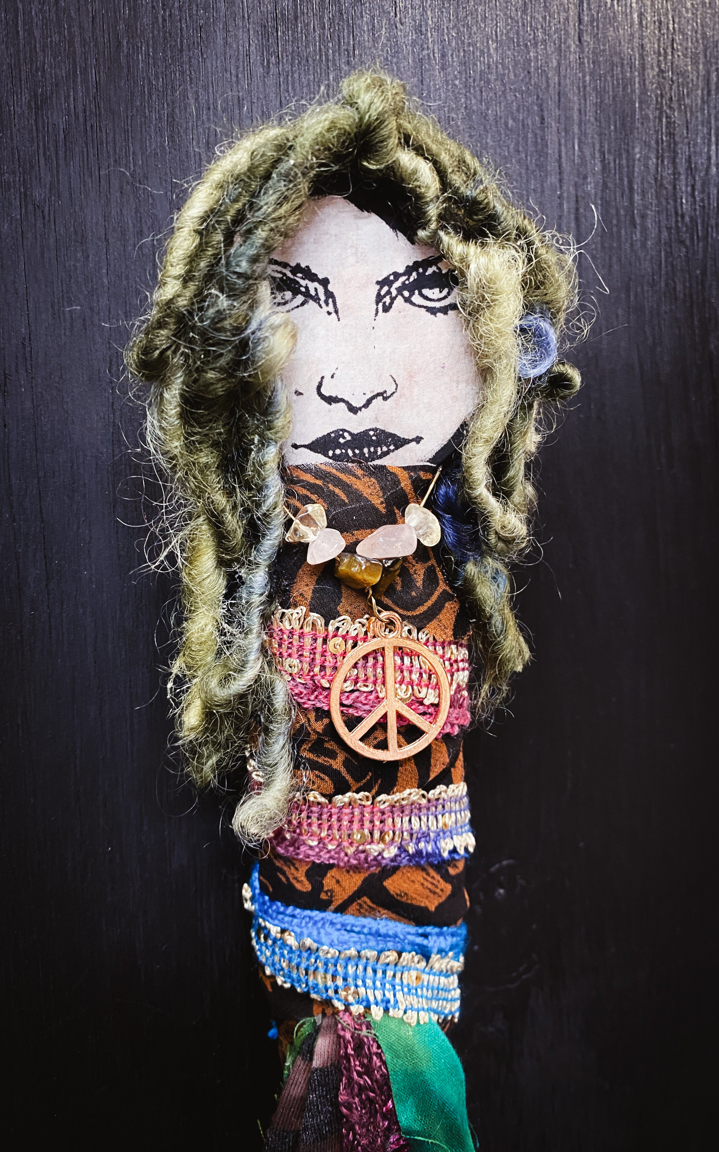 Peace + Creativity - Spirit Infused Art Doll