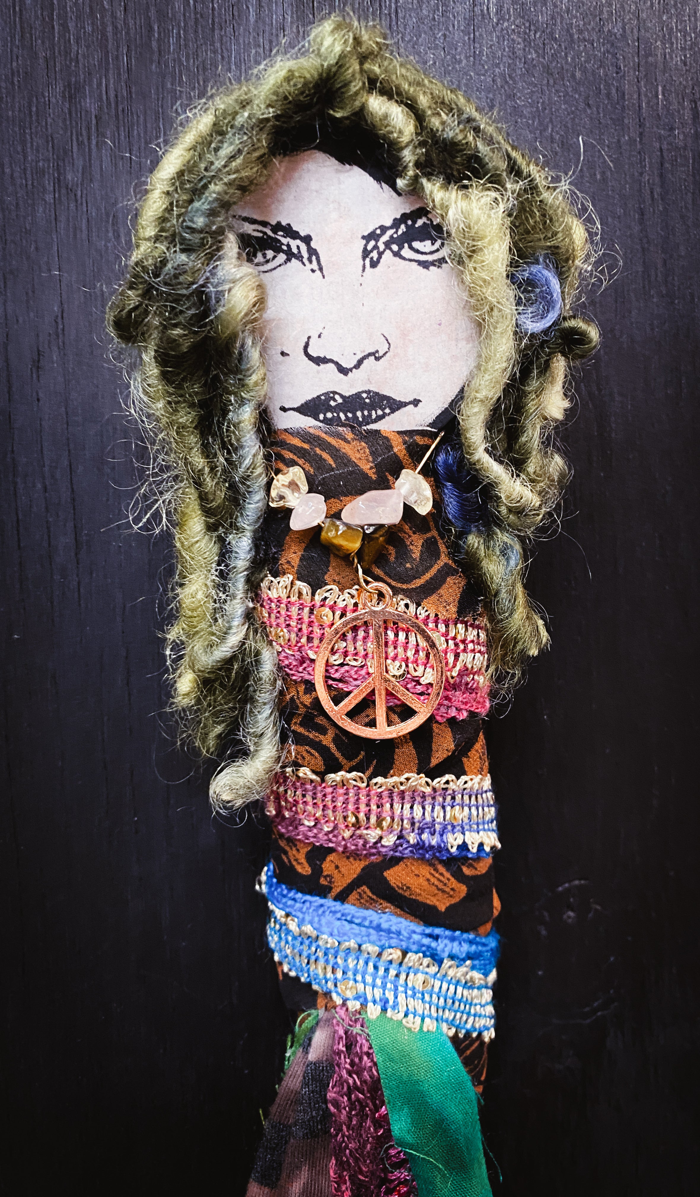 Peace + Creativity - Spirit Infused Art Doll