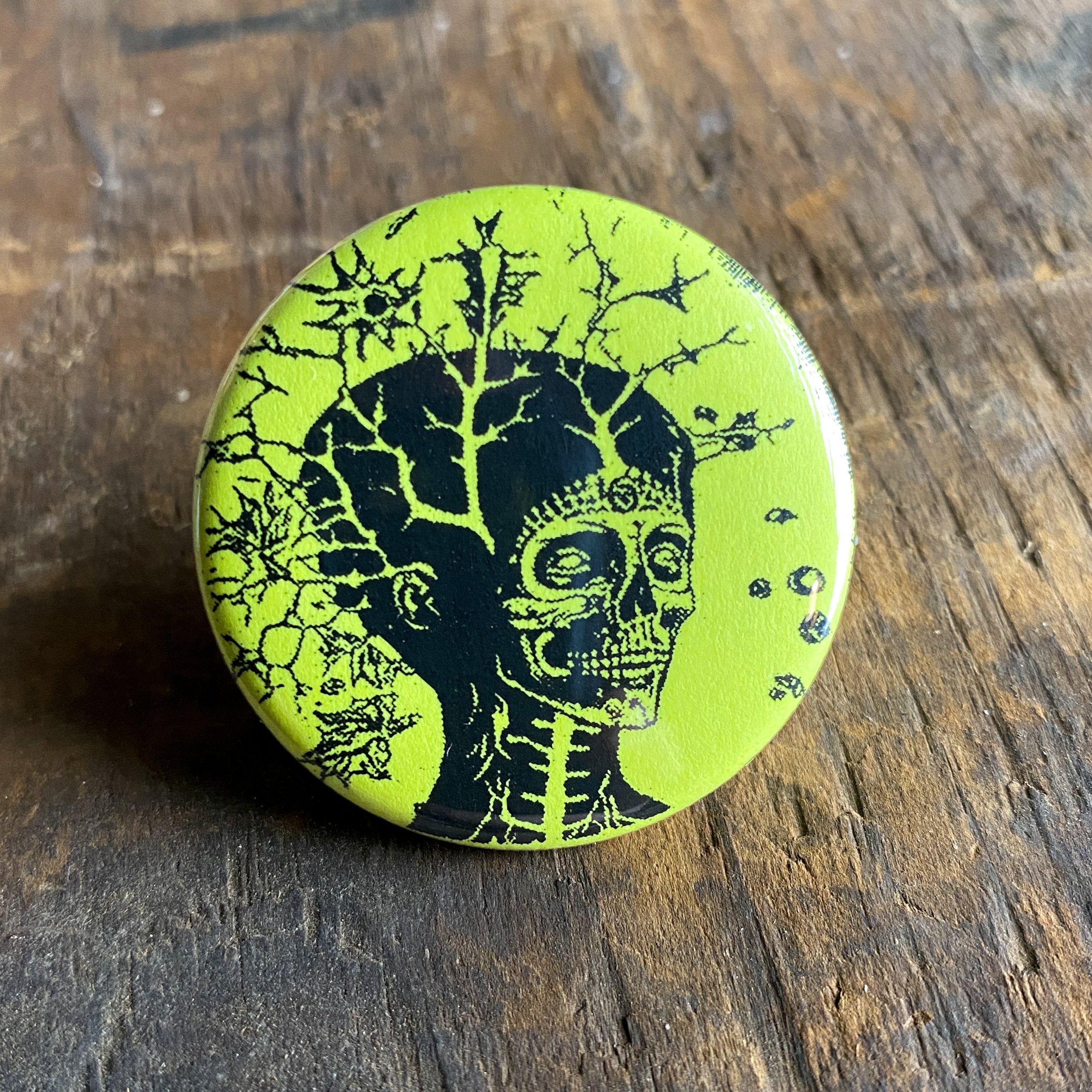 Rebirth - Hand Pressed Button/Pin - 1.5"
