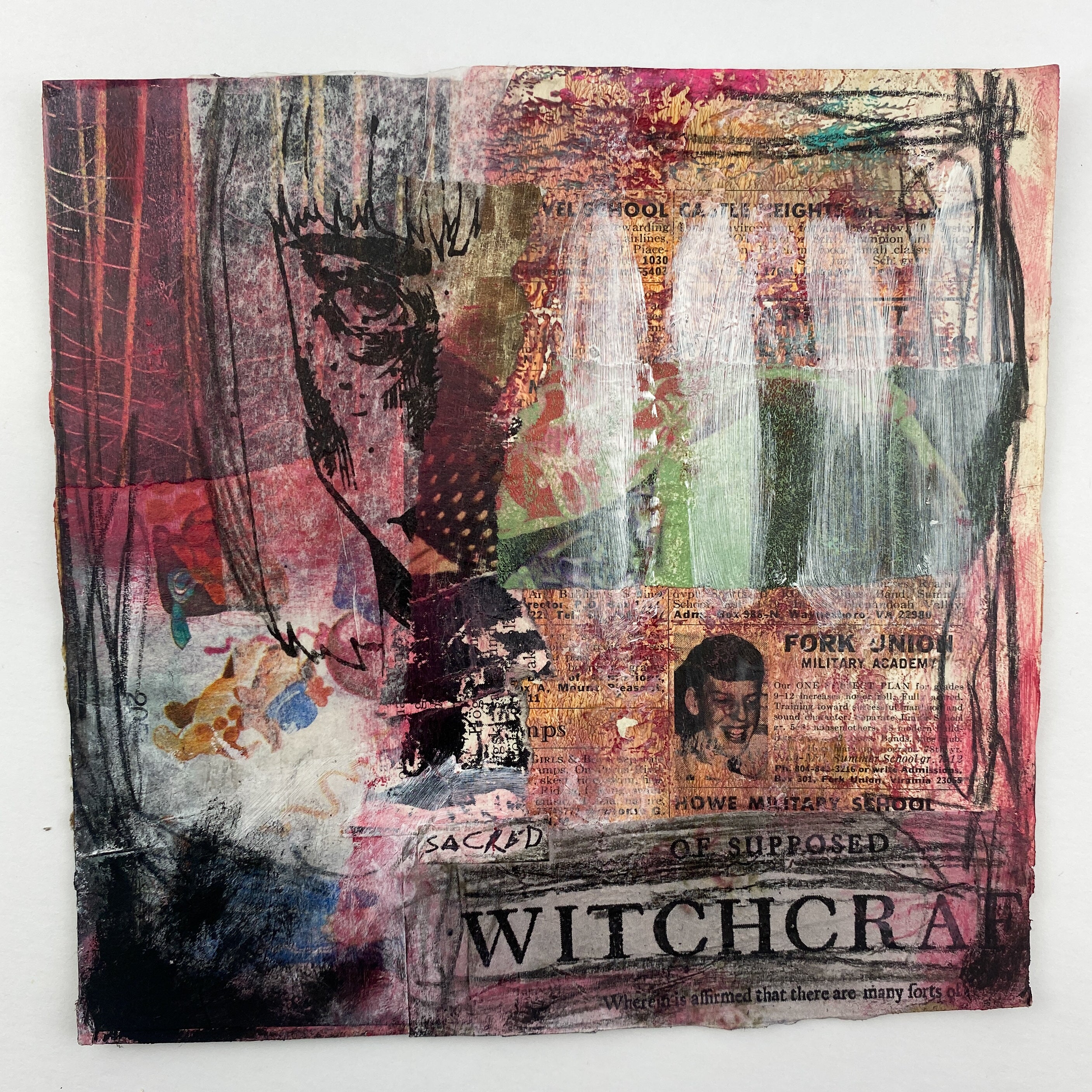 Witchcraft - Original Mixed Media Collage