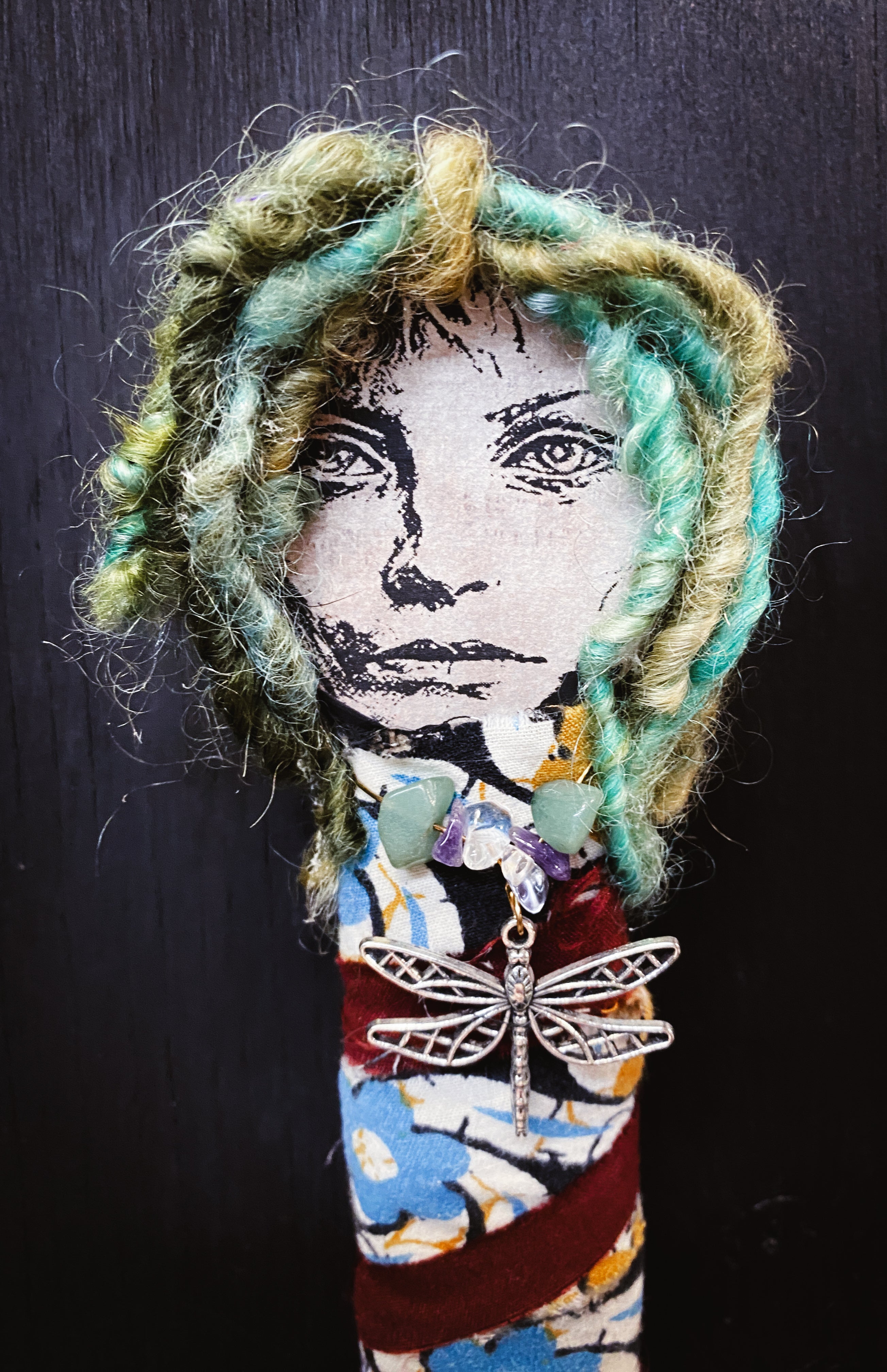 Dragonfly Medicine - Spirit Infused Art Doll