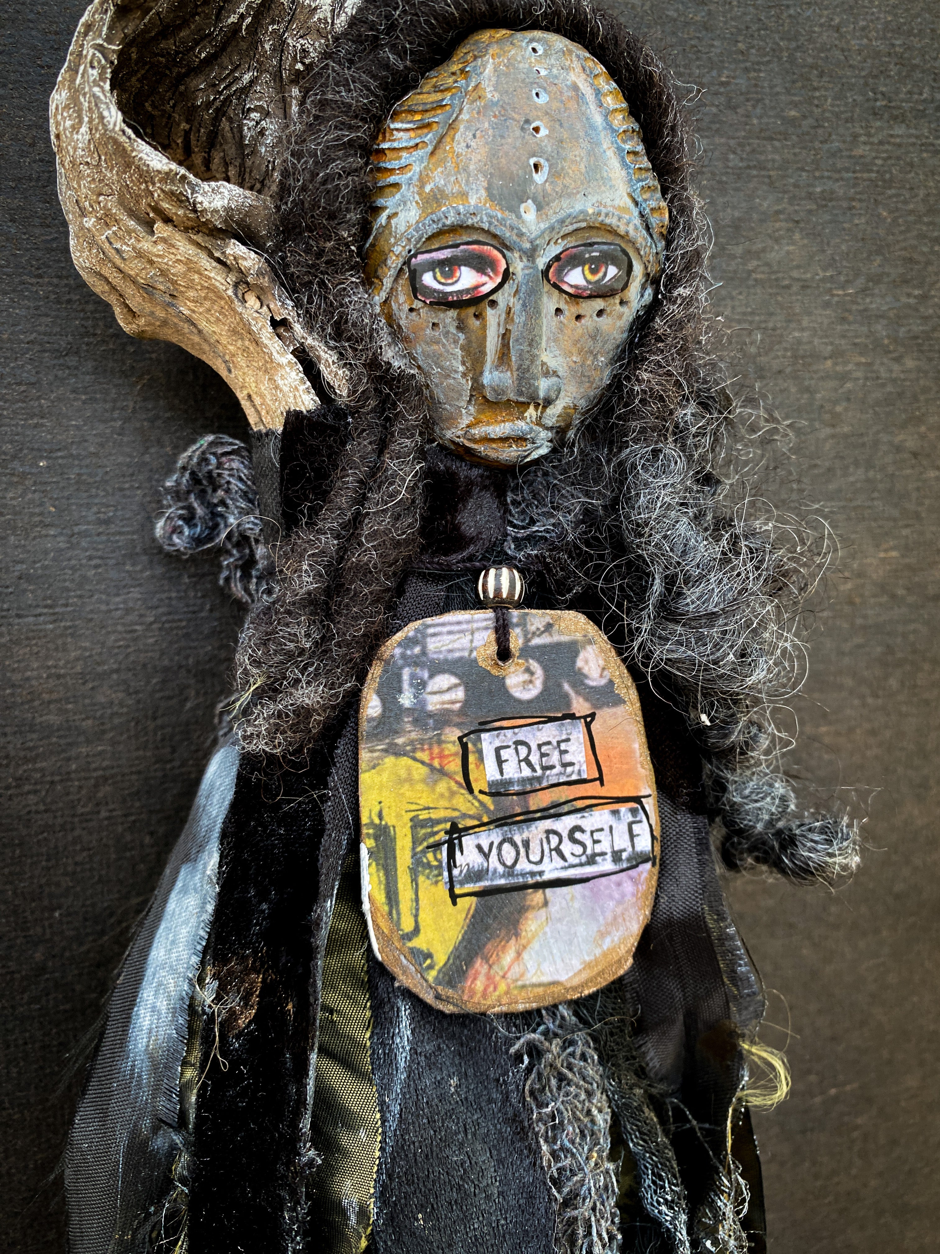 Free Yourself - Spirit Doll - Medicine Doll - JuJu Doll - Art Doll