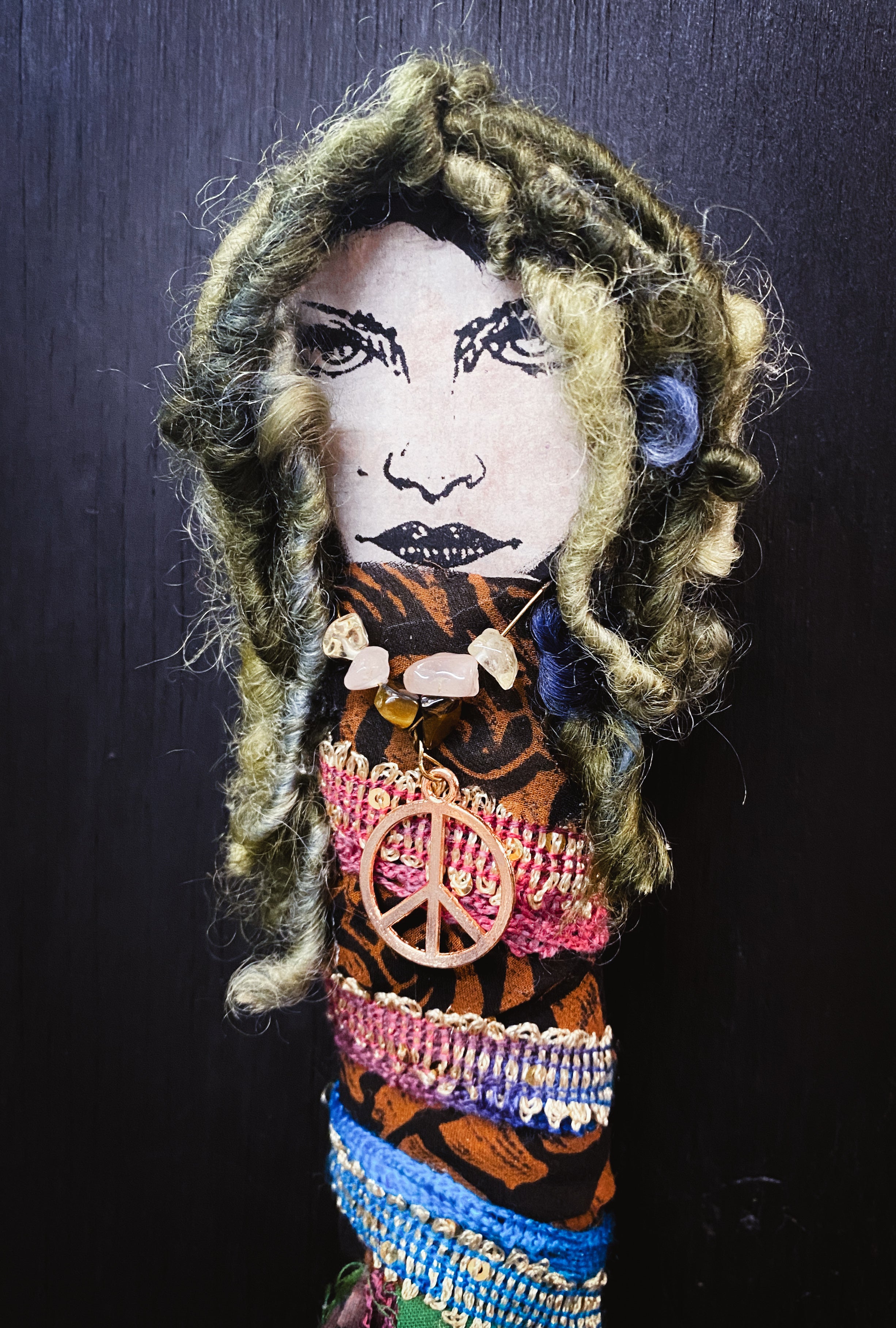Peace + Creativity - Spirit Infused Art Doll