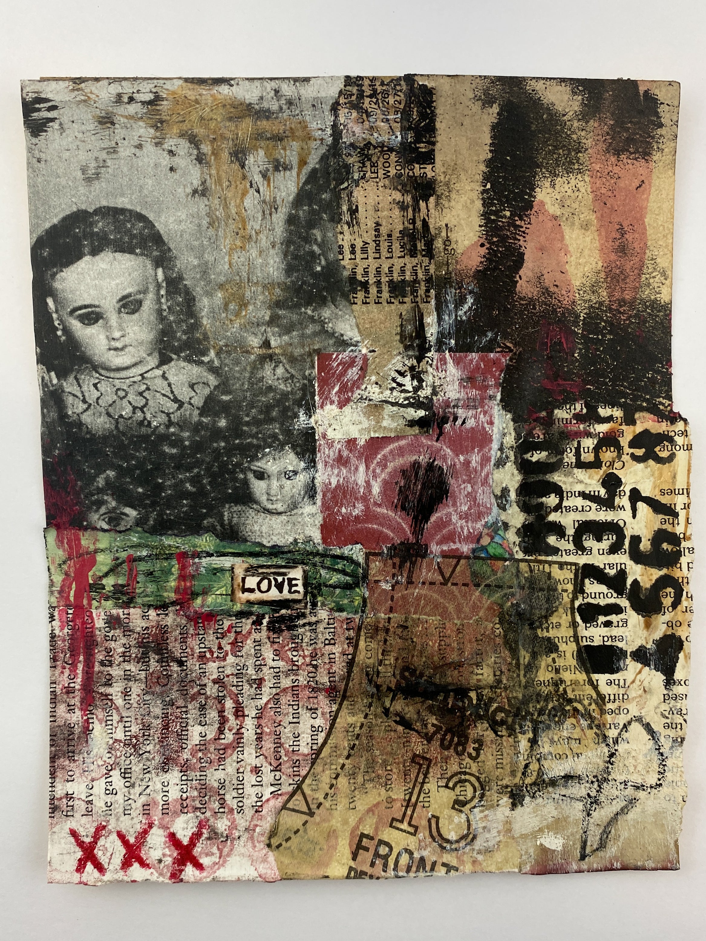 Inner Child - Original Mixed Media Collage