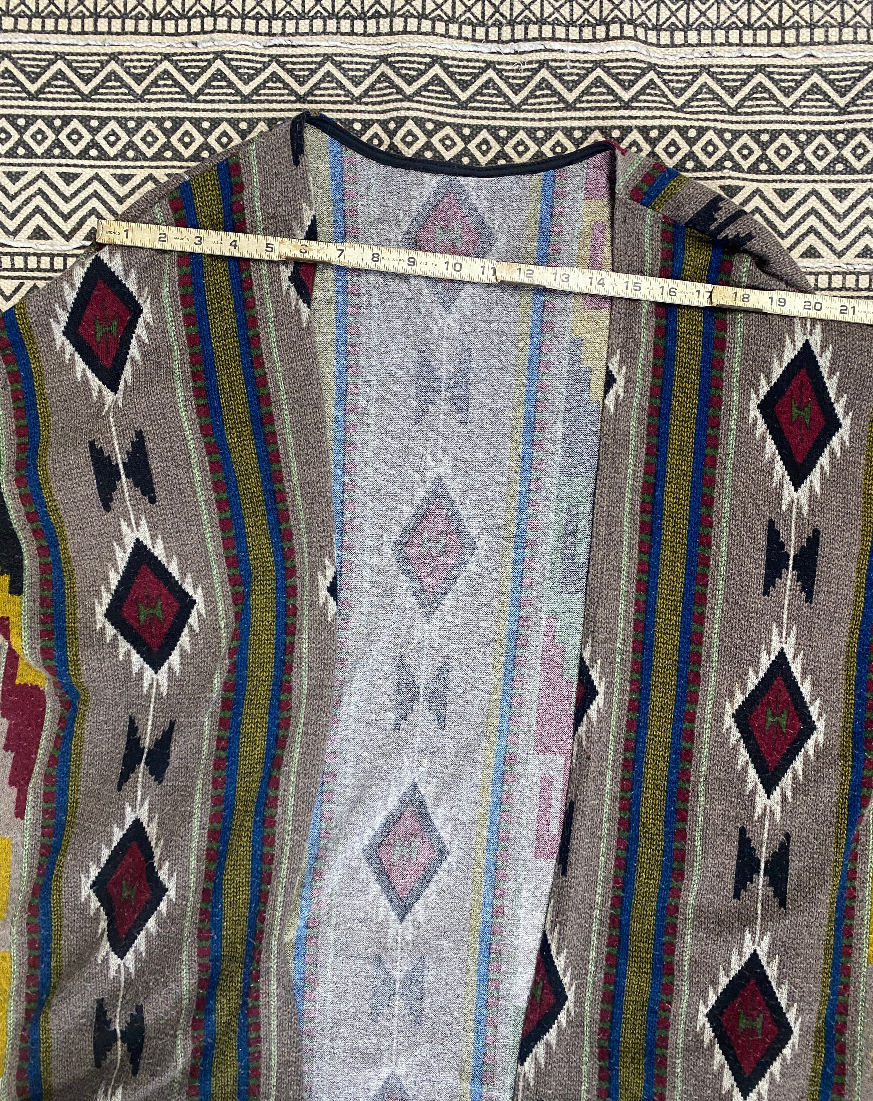 Southwest Style Cardigan - Size Large