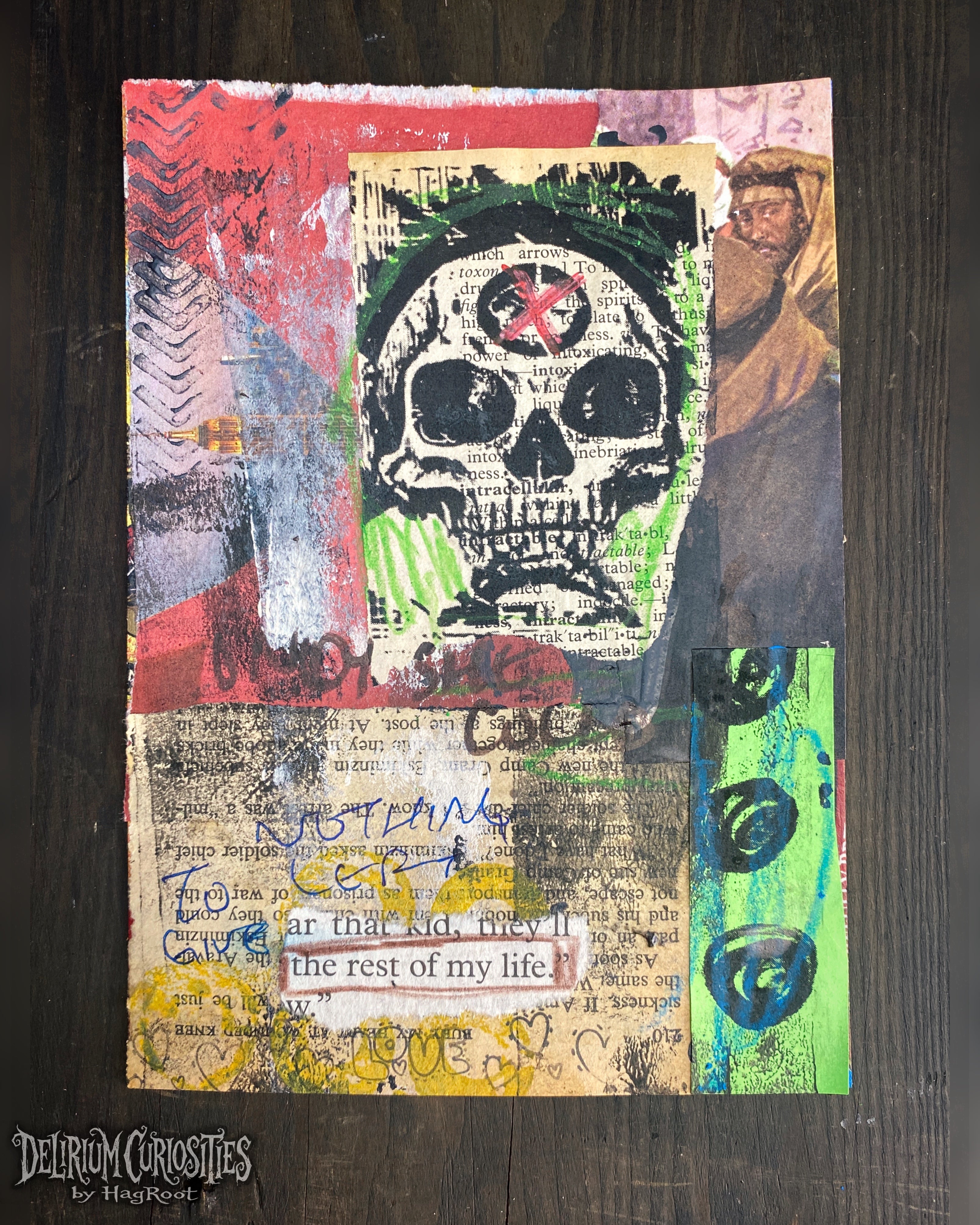 The Rest of My Life - Original Mixed Media Collage