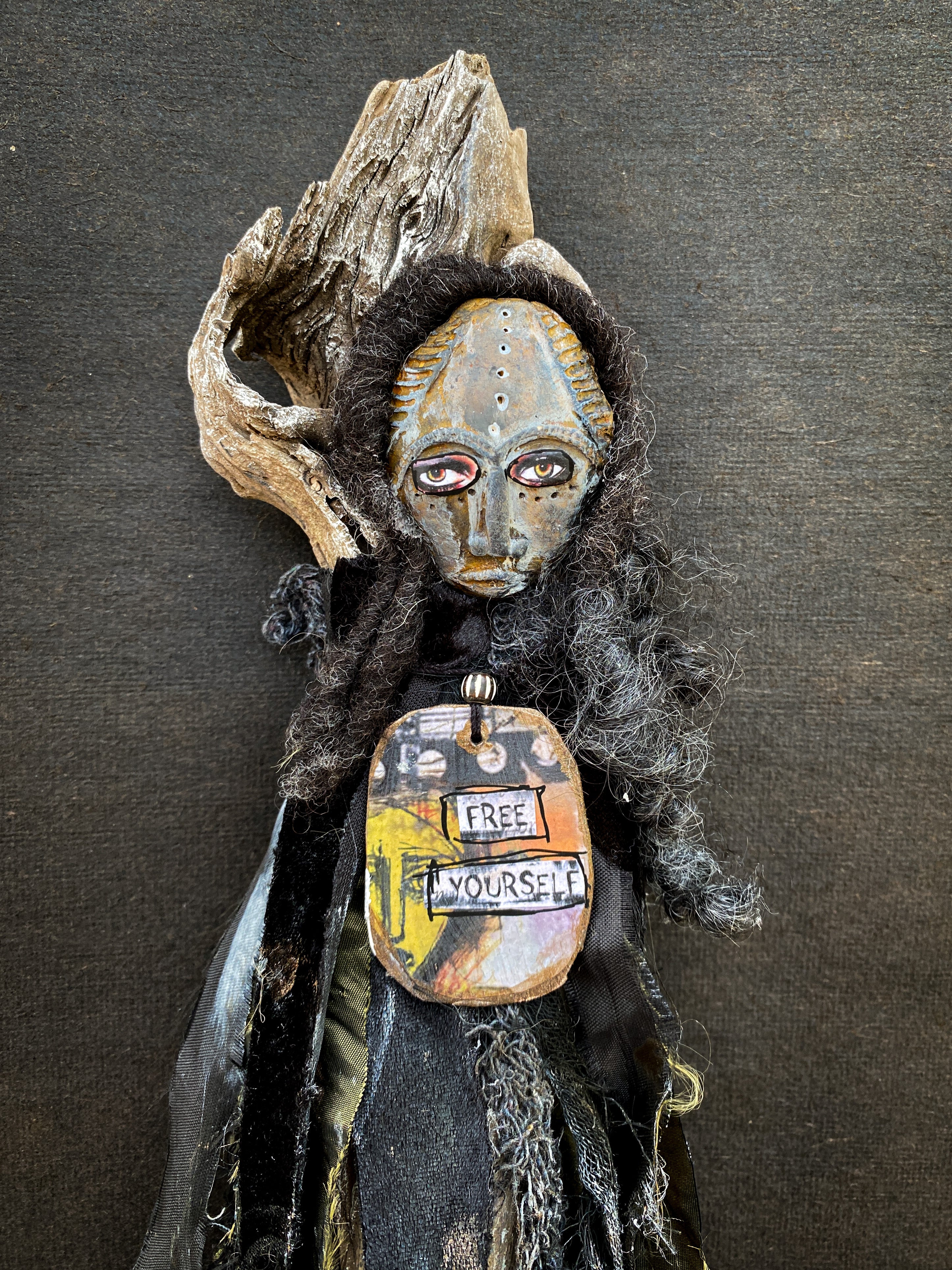 Free Yourself - Spirit Doll - Medicine Doll - JuJu Doll - Art Doll