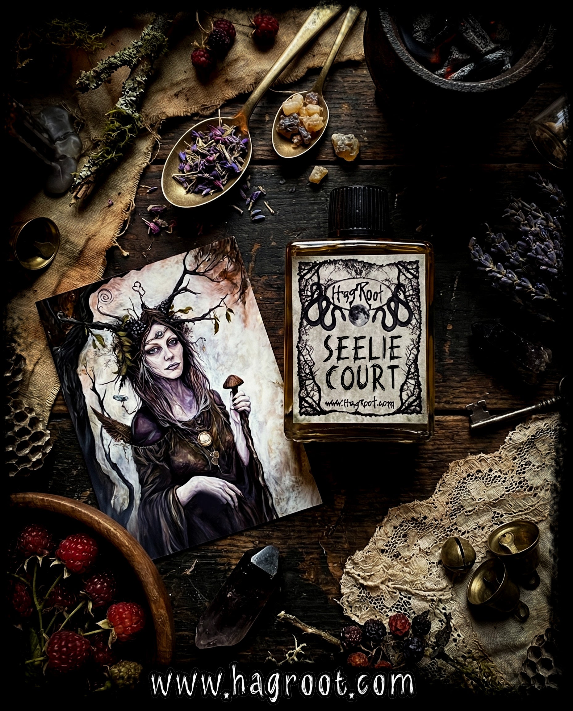SEELIE COURT-(Raspberry, Amber, Bay Leaf, Lemon, Lavender, Fig, Agar Wood, Patchouli, Musk)-Perfume, Cologne, Anointing, Ritual Oil