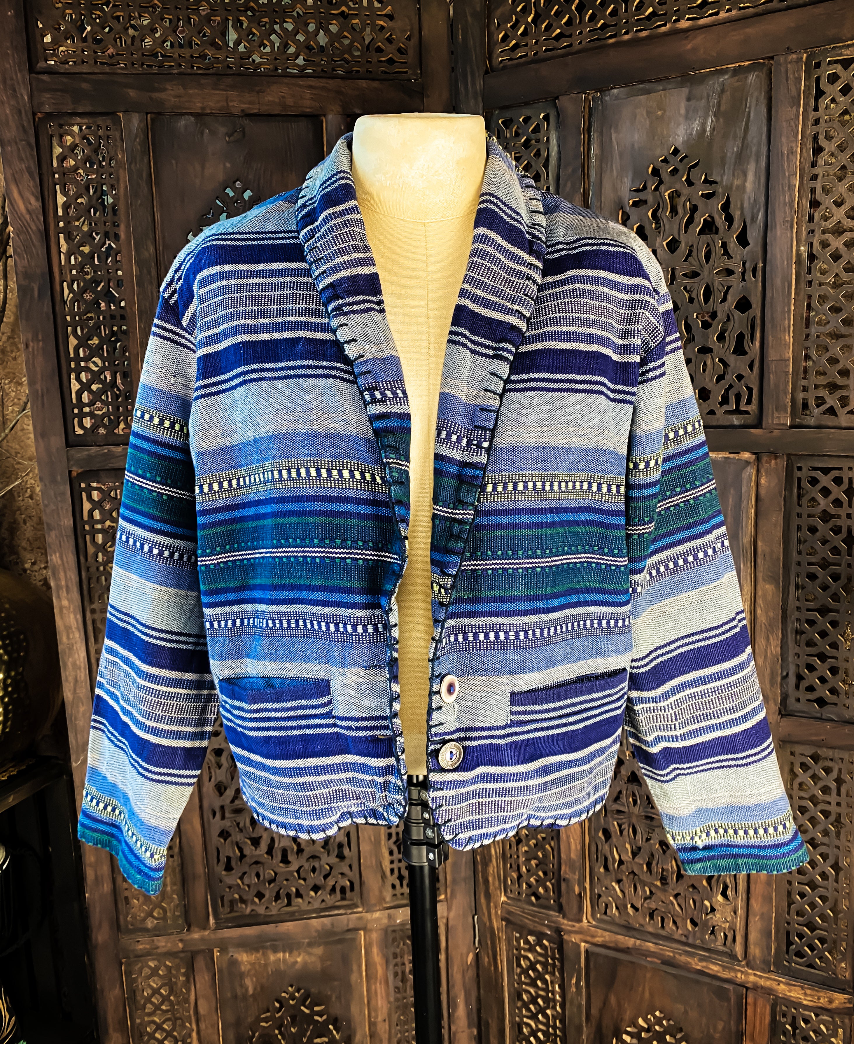 Vintage Woven Jacket - Size Small