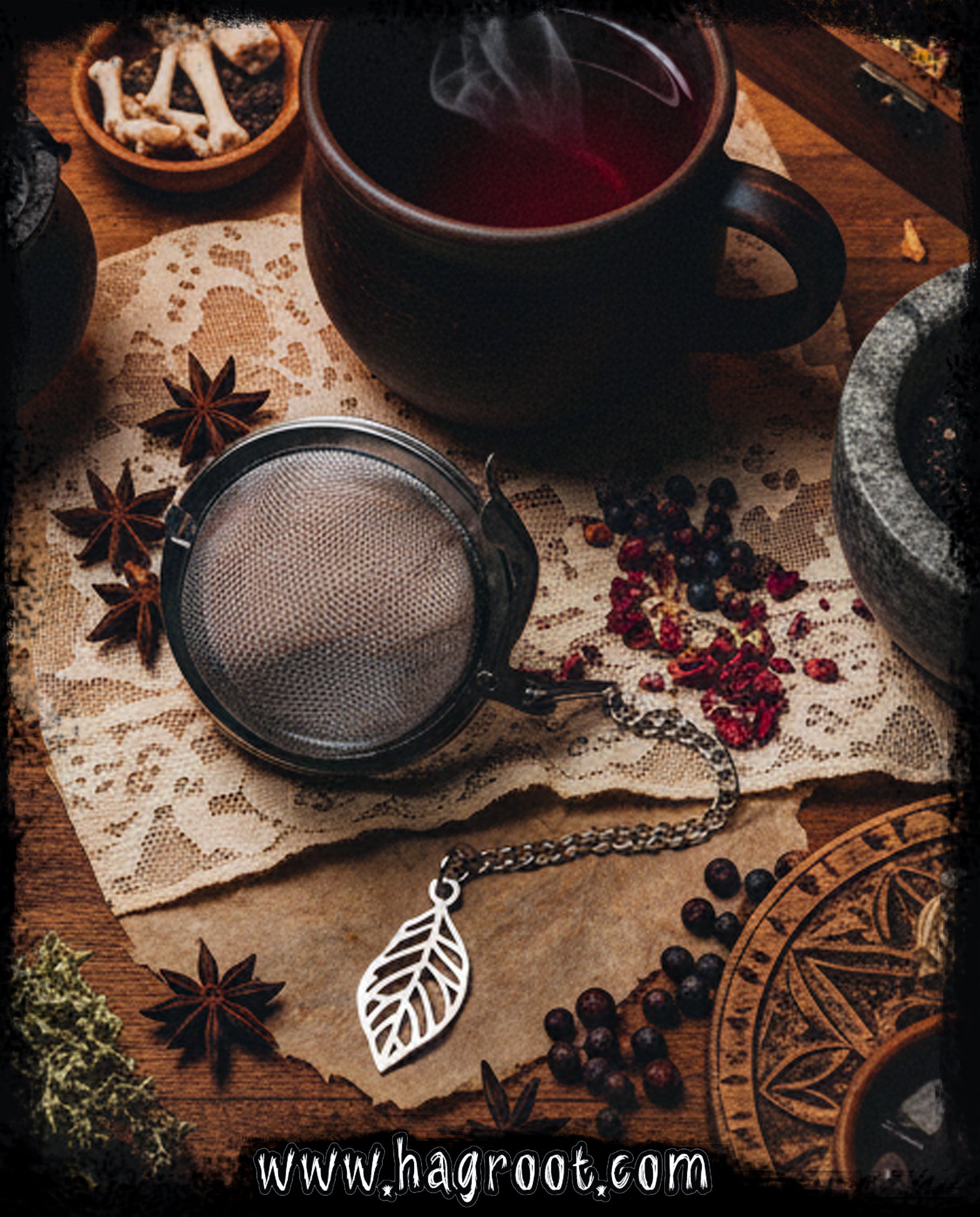 Garden Witch Tea Infuser for Loose Leaf Herbal Tea
