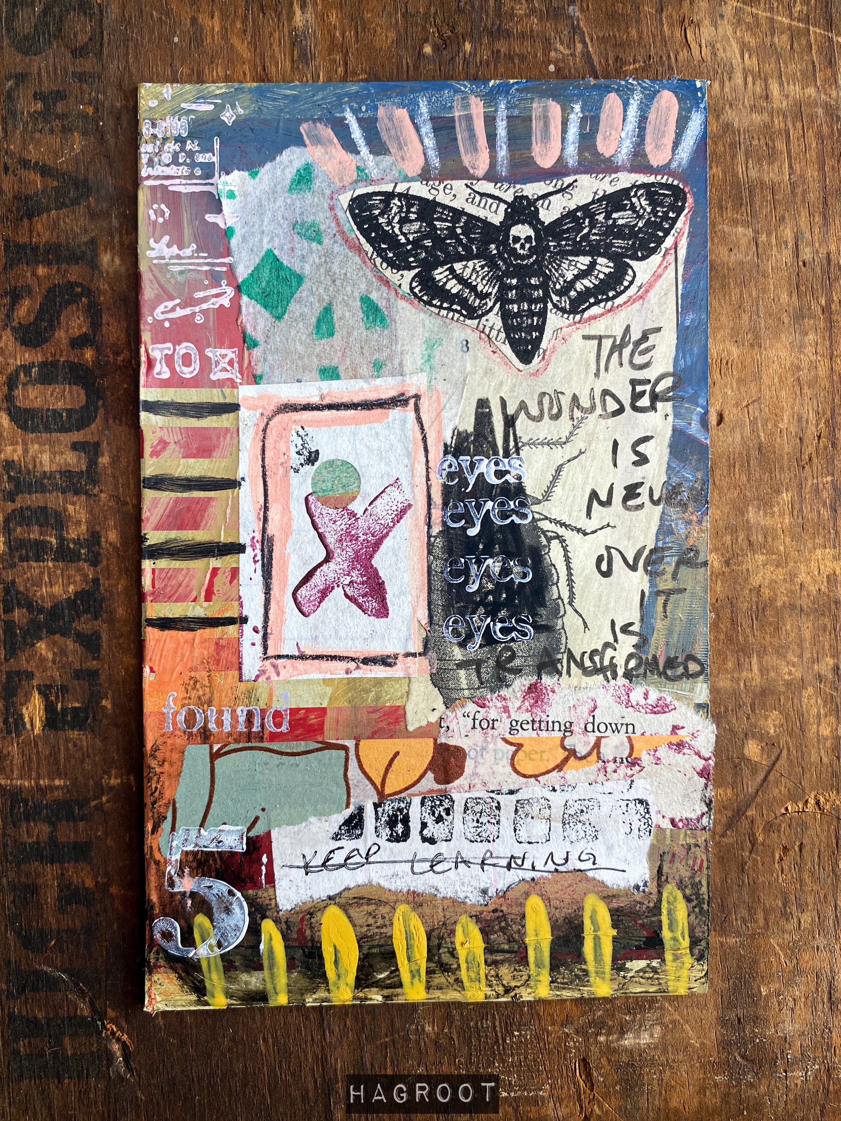 Wonder - Original Mixed Media Collage