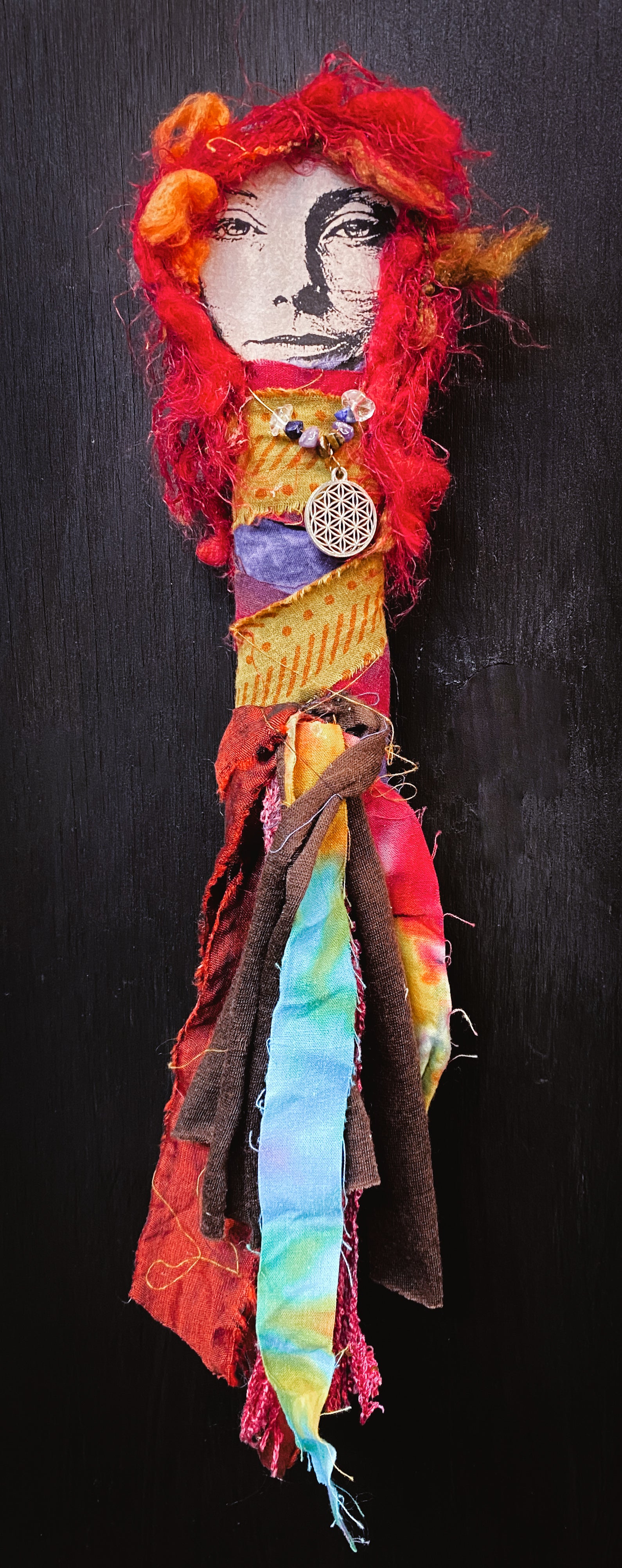 Flower of Life - Spirit Infused Art Doll