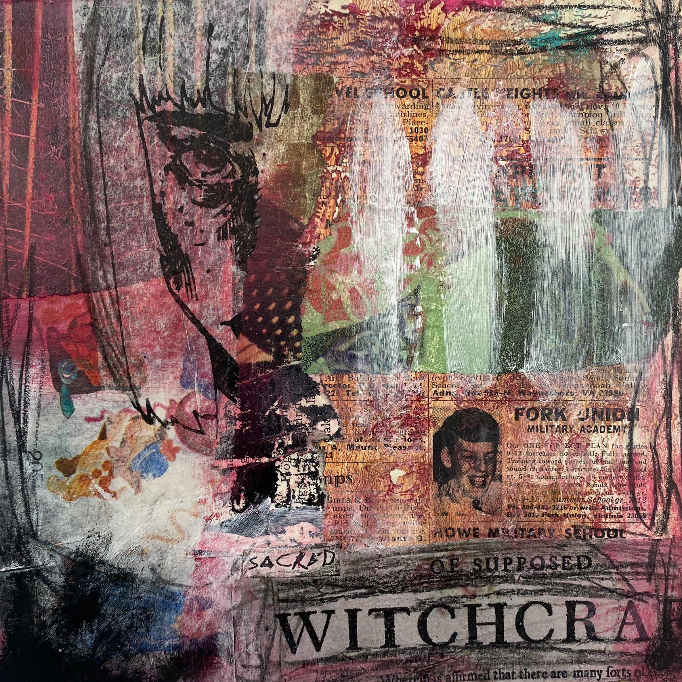 Witchcraft - Original Mixed Media Collage
