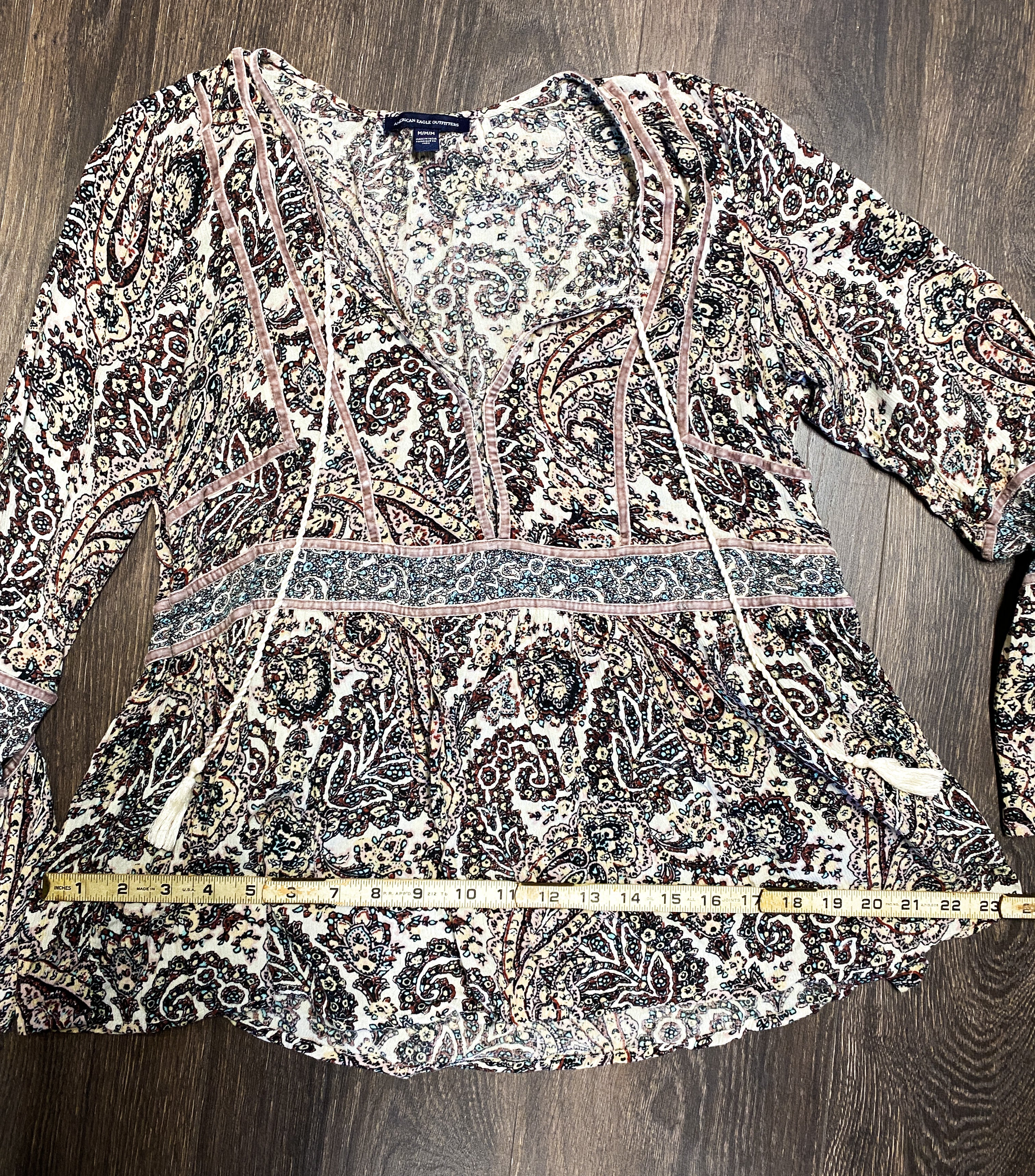 Paisley Renaissance Shirt - Size Medium