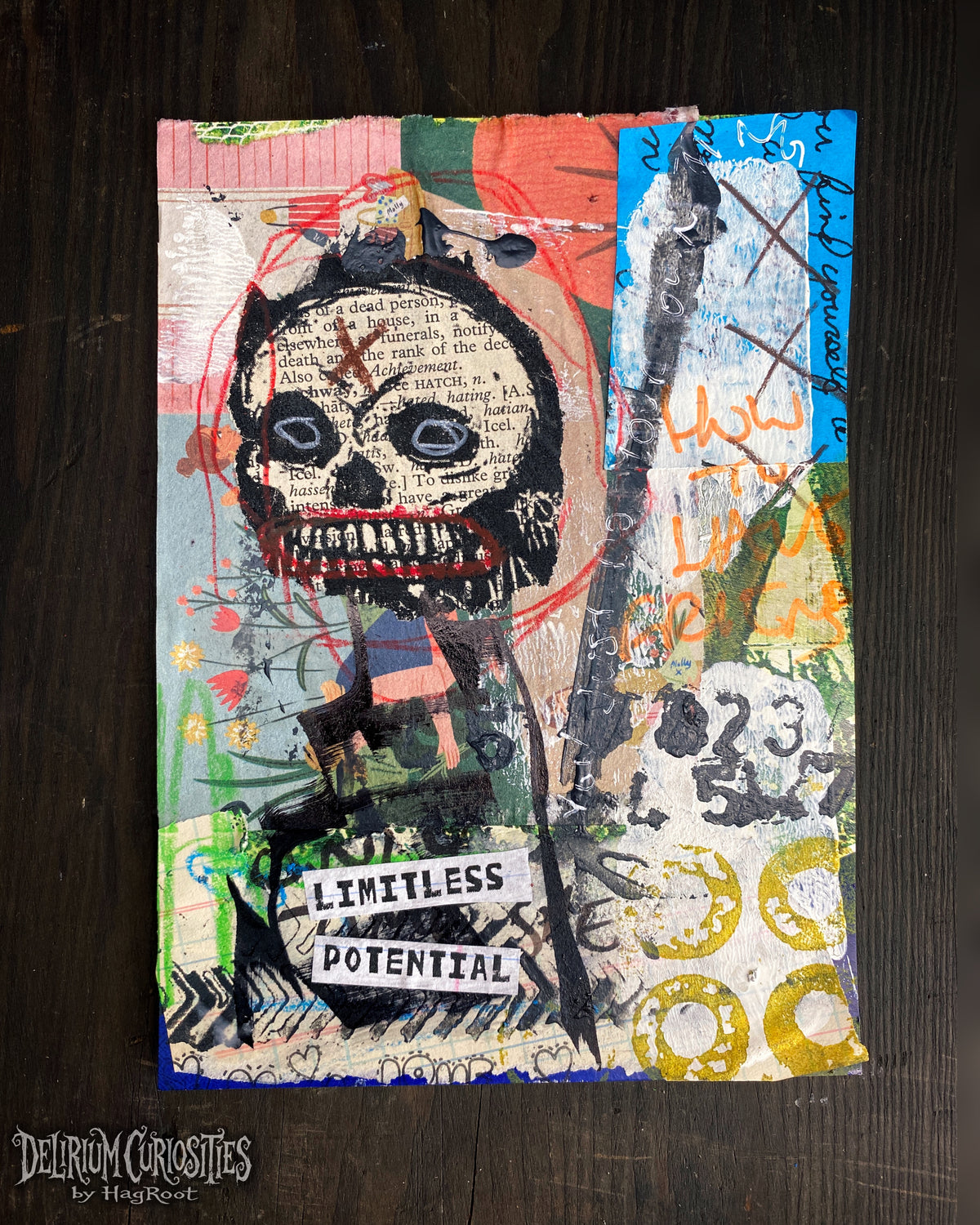 Limitless Potential - Original Mixed Media Collage