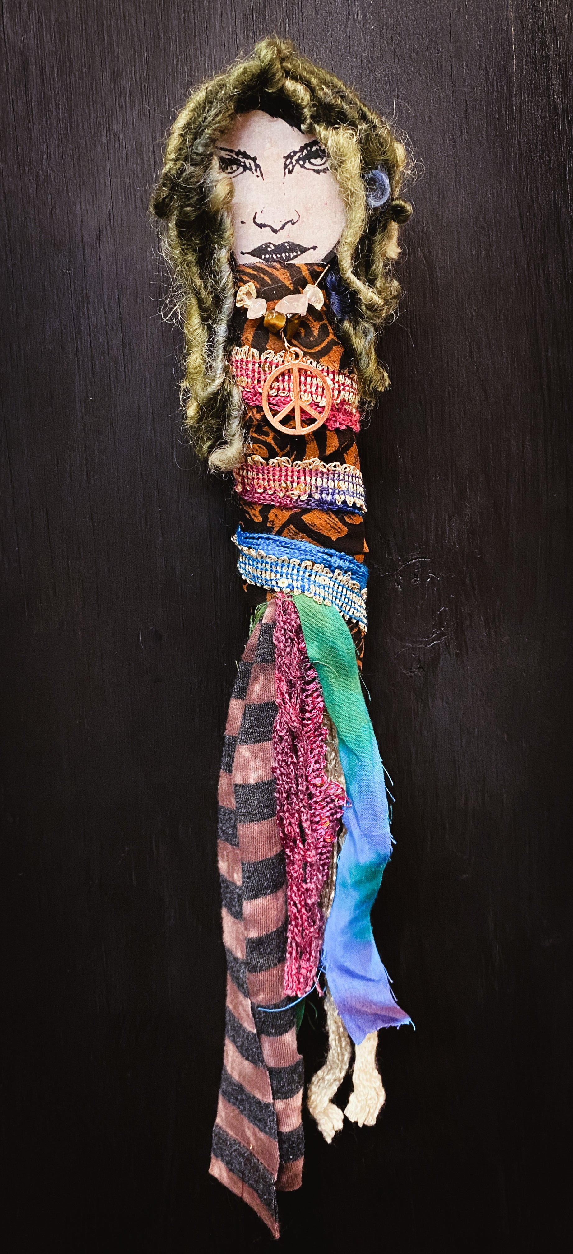 Peace + Creativity - Spirit Infused Art Doll