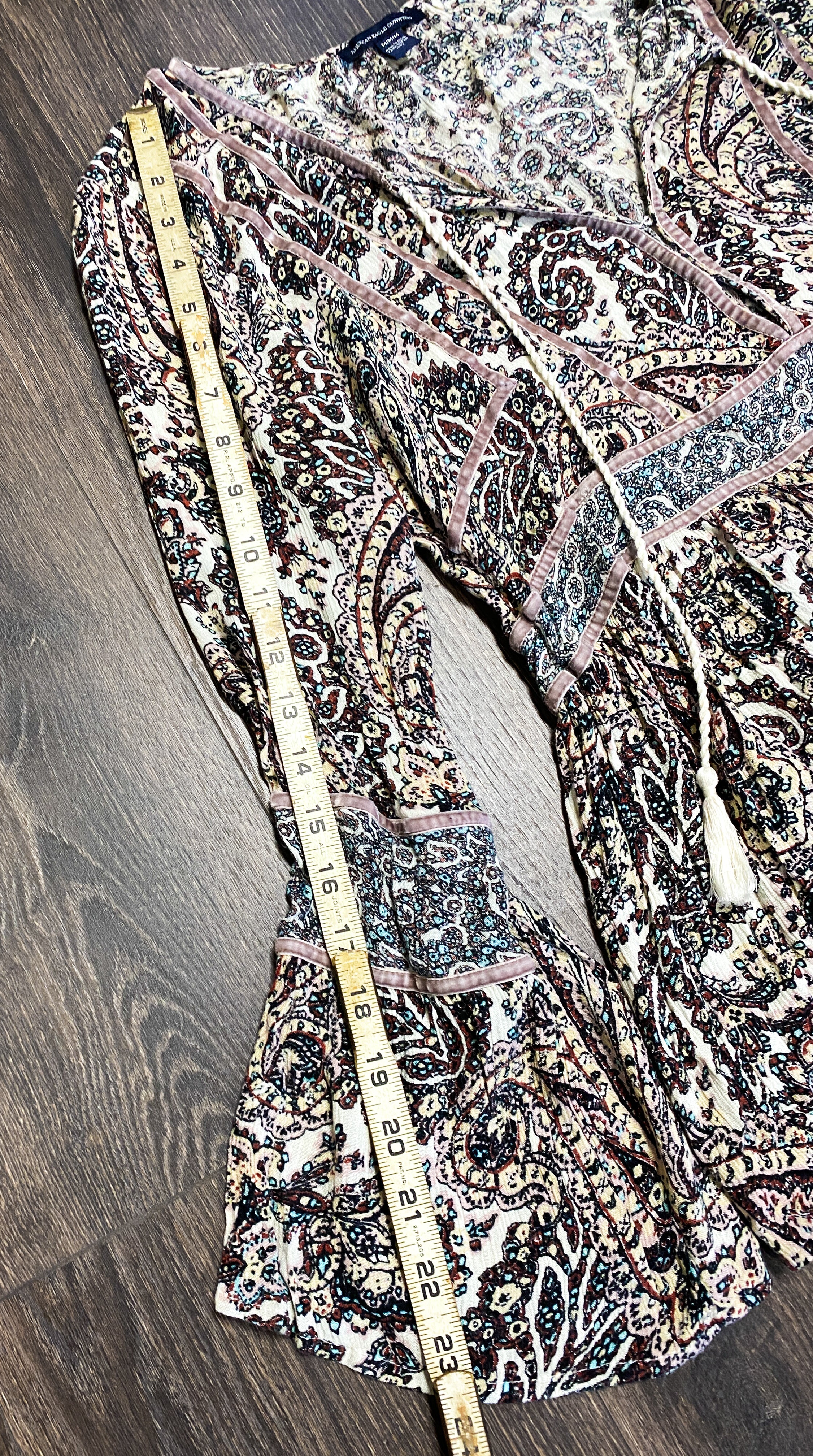 Paisley Renaissance Shirt - Size Medium