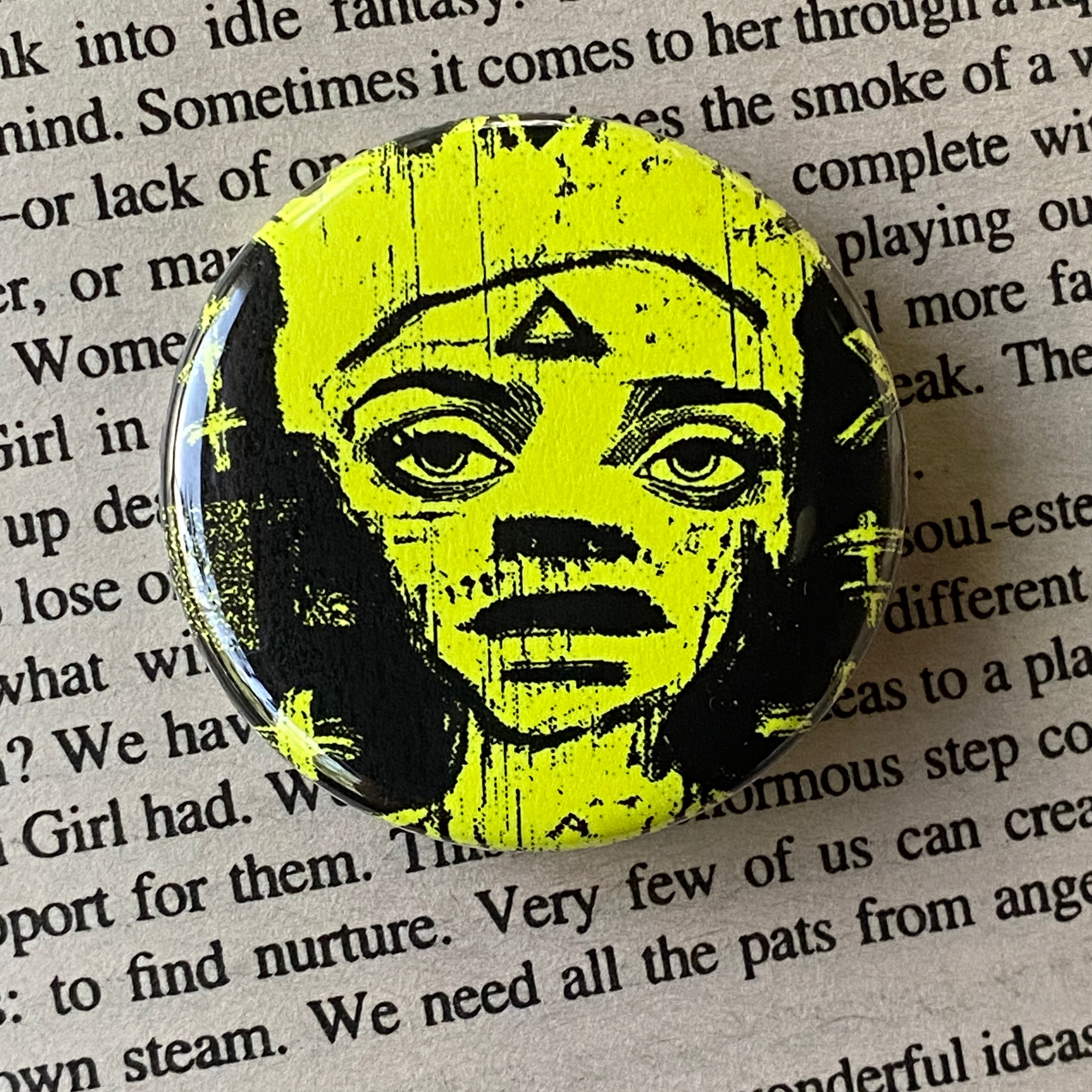 Outsider - Hand Pressed Button/Pin - 1.5"