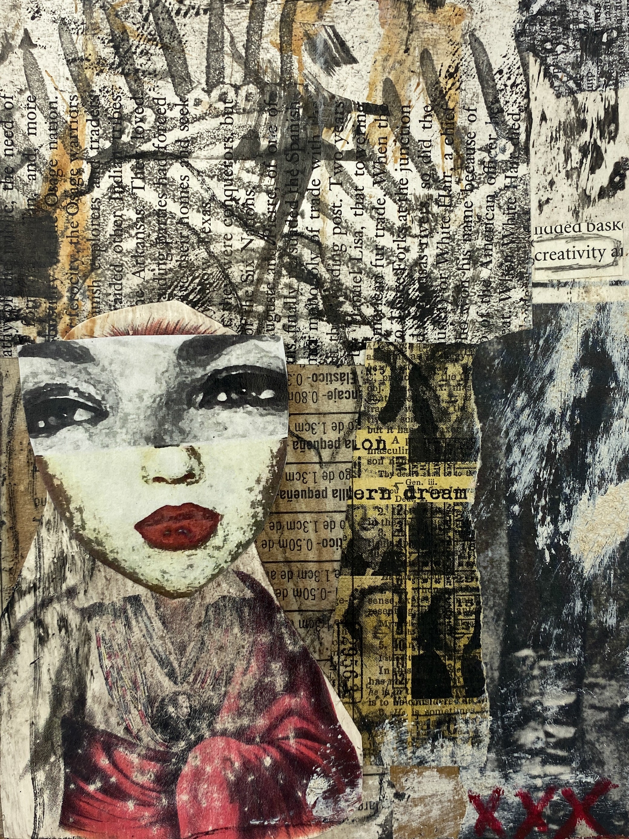 Creativity - Original Mixed Media Collage