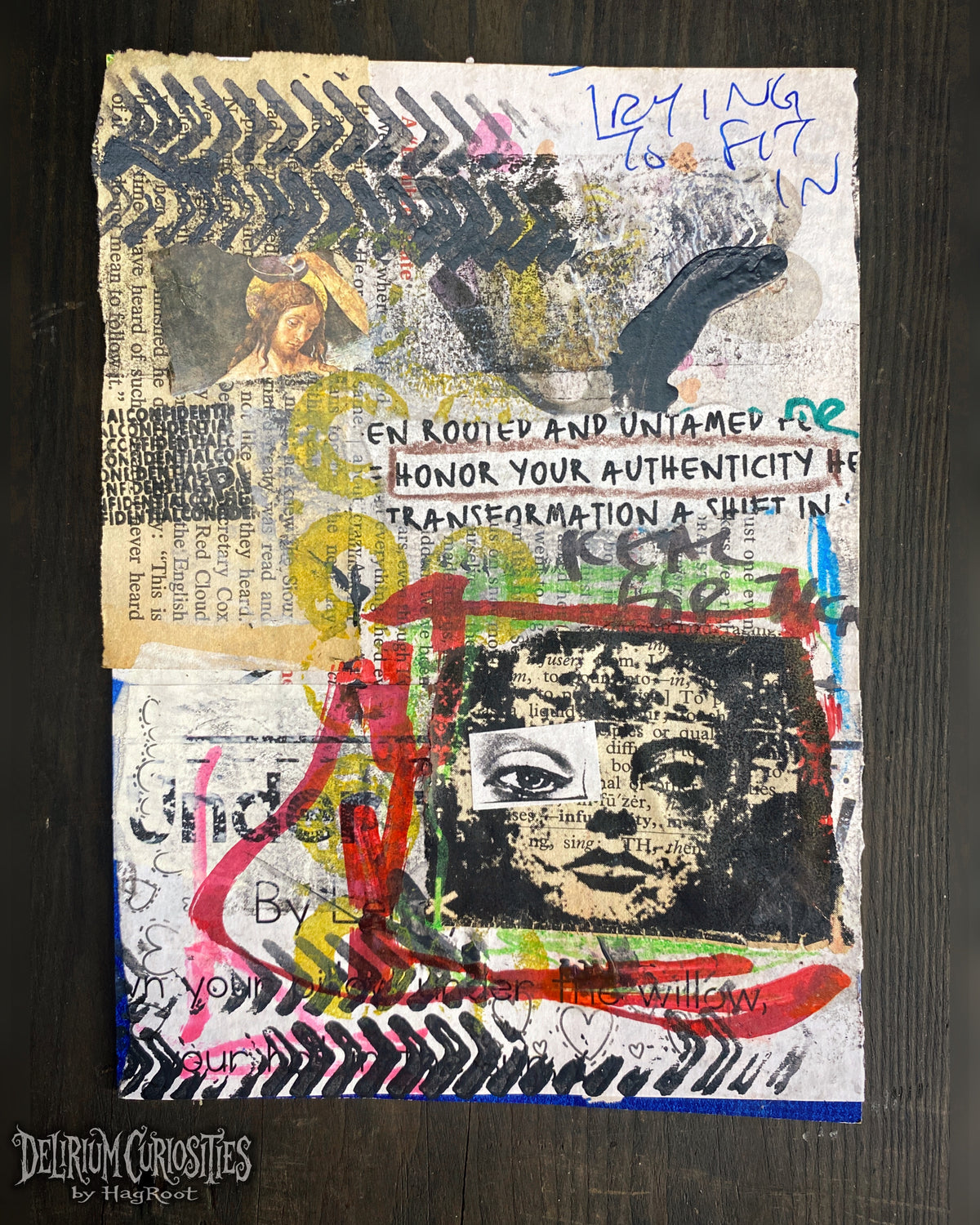 Your Authenticity - Original Mixed Media Collage