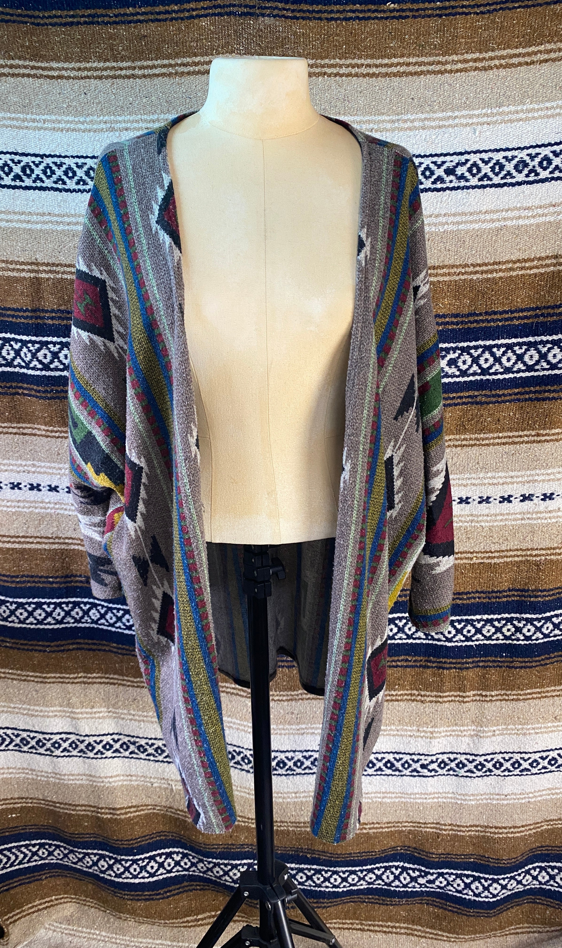 Southwest Style Cardigan - Size Large