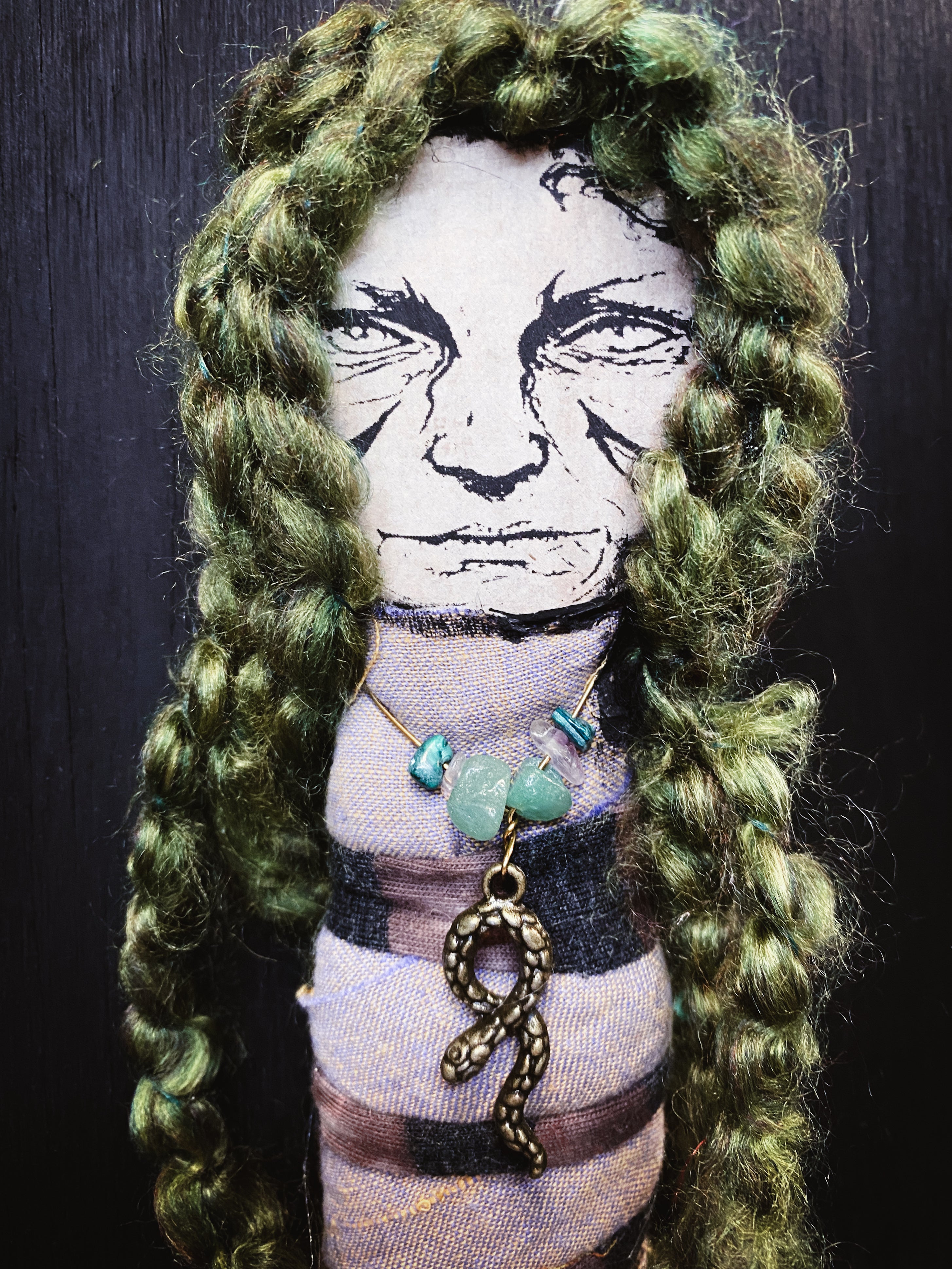 Snake Medicine - Spirit Infused Art Doll