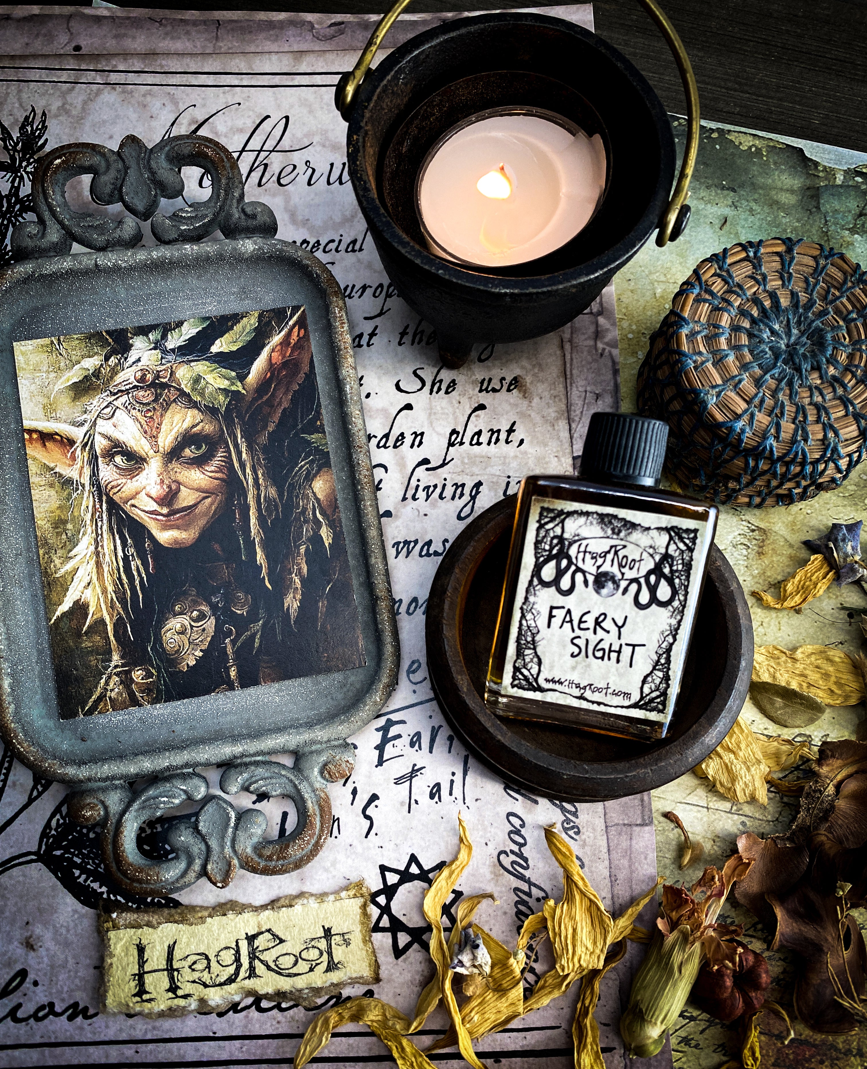 FAERY SIGHT-(Fresh Picked Fruits, Whimsical Desserts and a Dusting of Faery Magick)-Perfume, Cologne, Anointing, Ritual Oil