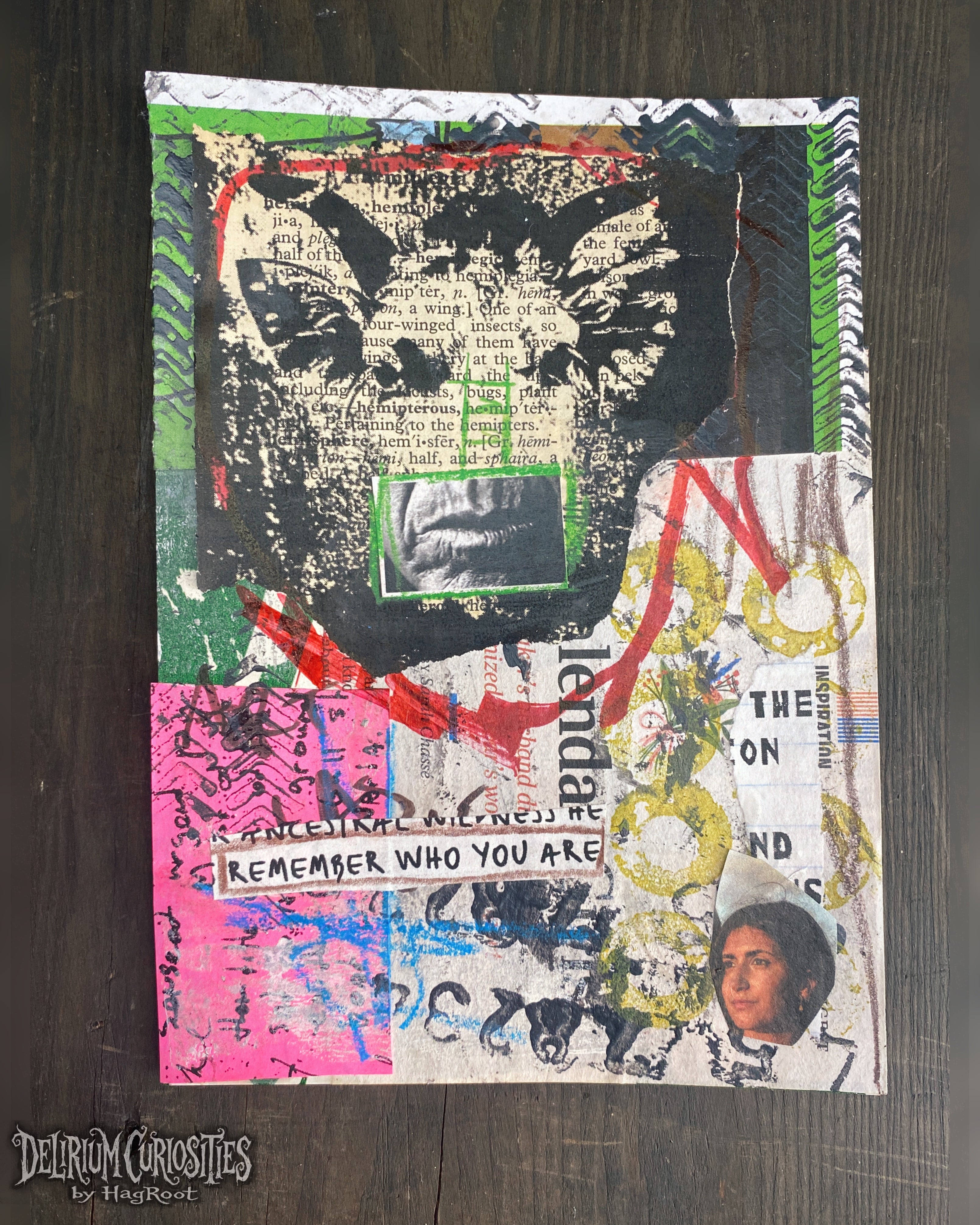 Remember - Original Mixed Media Collage