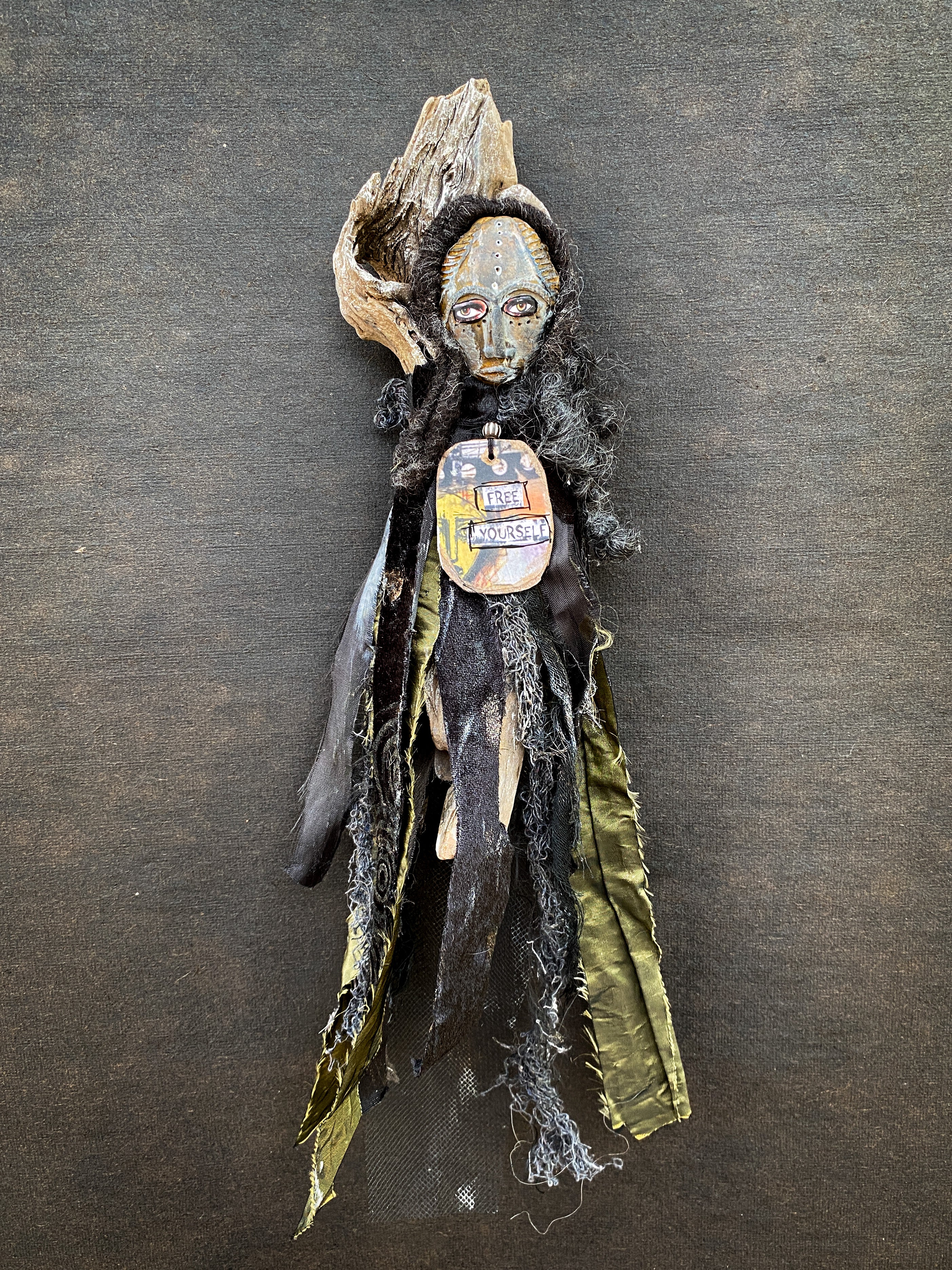 Free Yourself - Spirit Doll - Medicine Doll - JuJu Doll - Art Doll