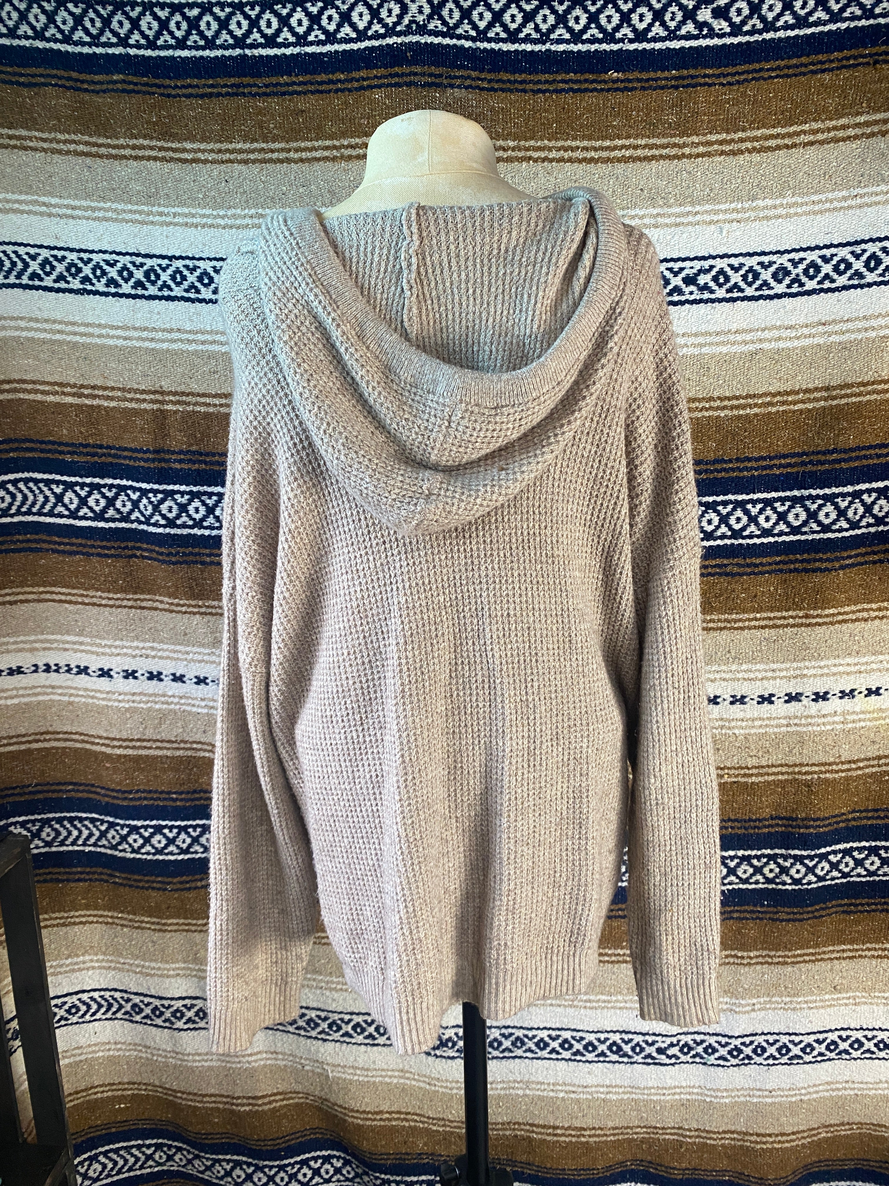Comfy Sweater With a Hood - Size Small
