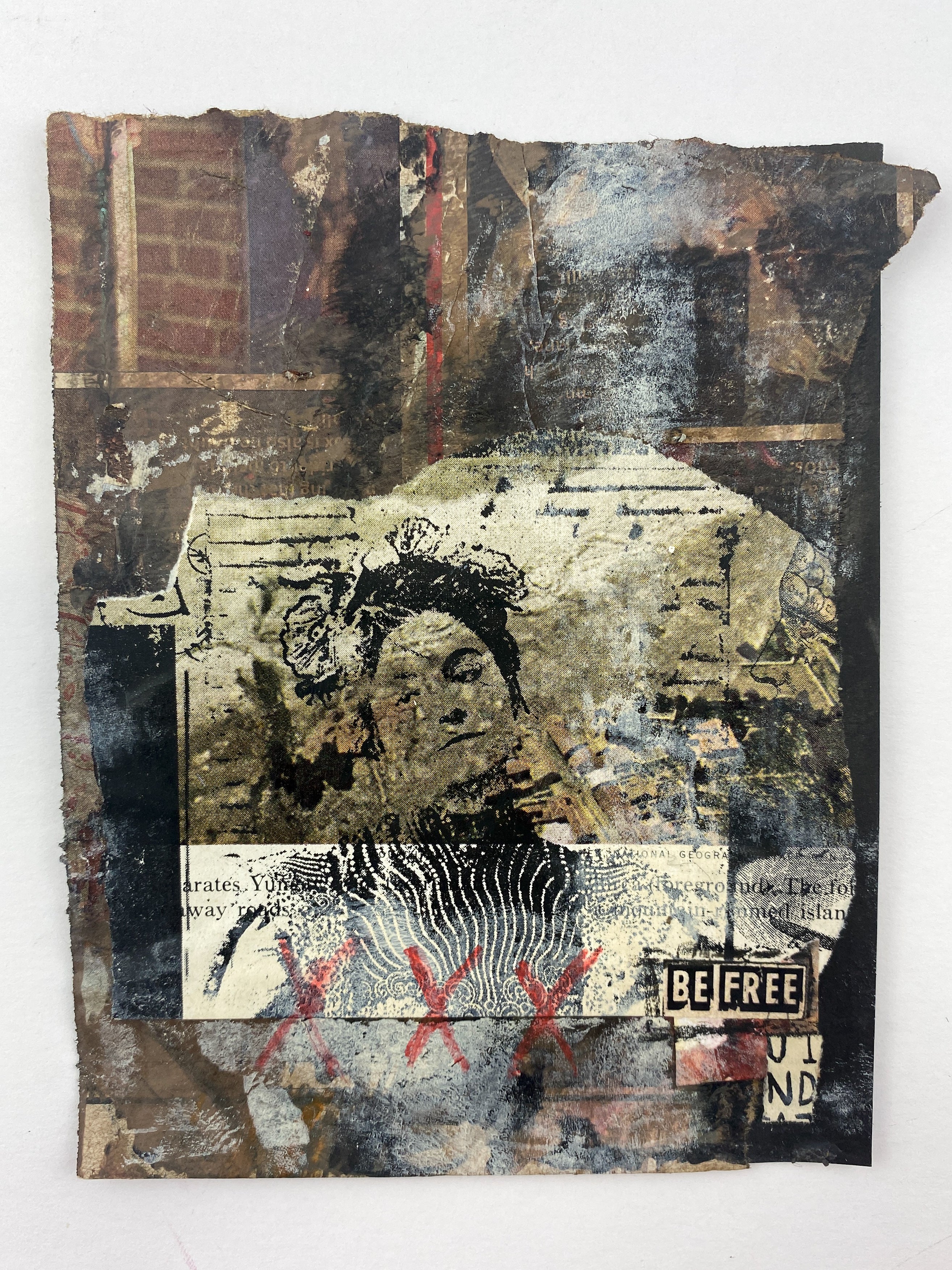 Be Free - Original Mixed Media Collage