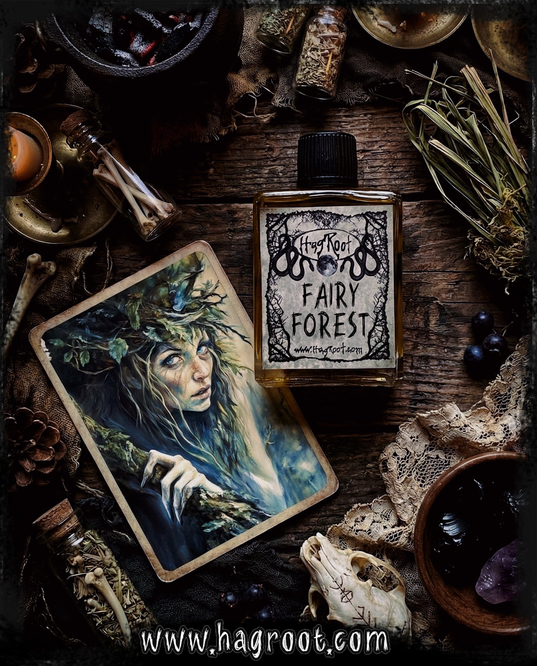 FAIRY FOREST-(Birch, Hyssop, Moss, Hawthorn Berry, Clove, Blackberry)-Perfume, Cologne, Anointing, Ritual Oil