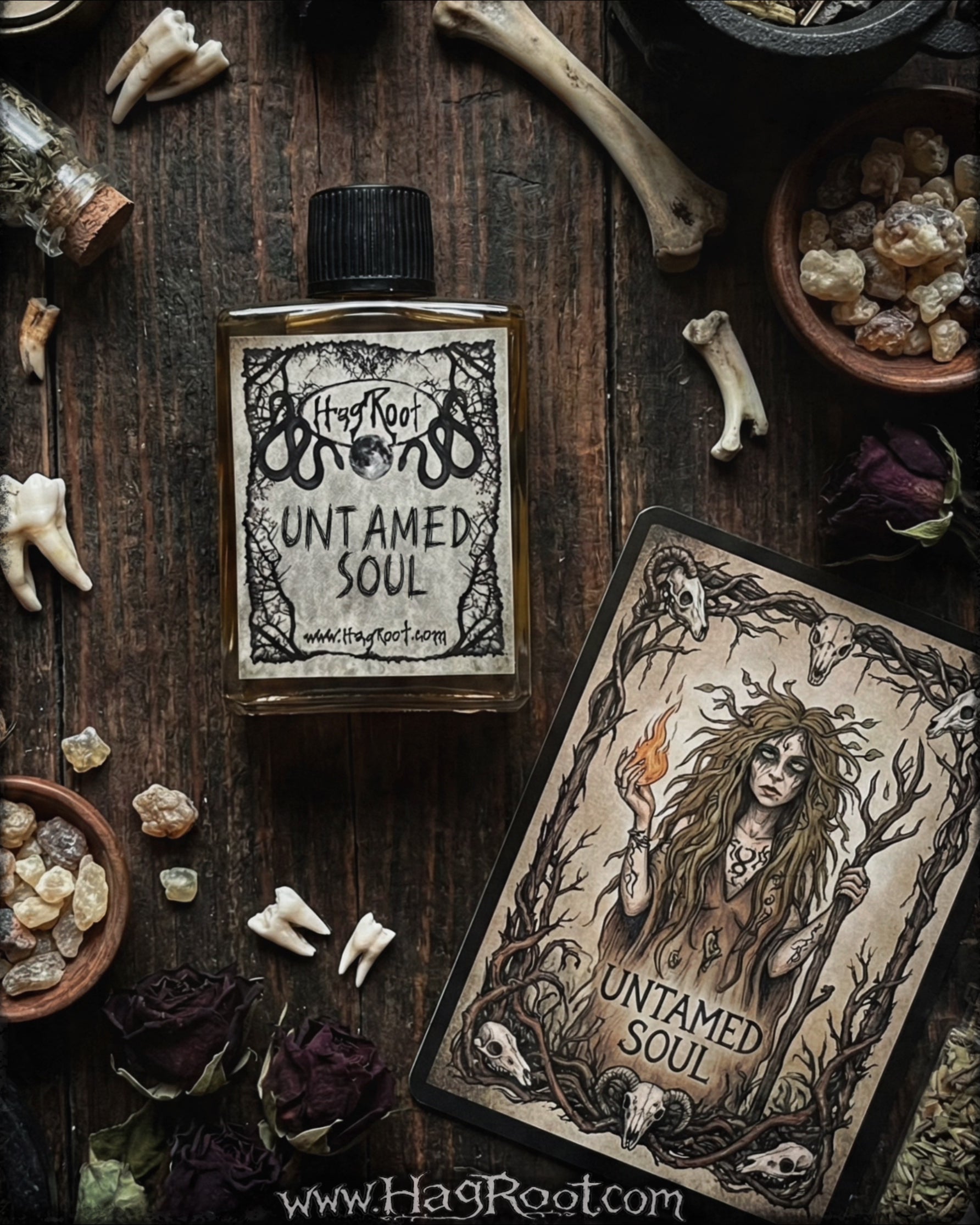UNTAMED SOUL-(Fresh Grass, Spiced Tea, Cypress, Vanilla)-Perfume, Cologne, Anointing, Ritual Oil