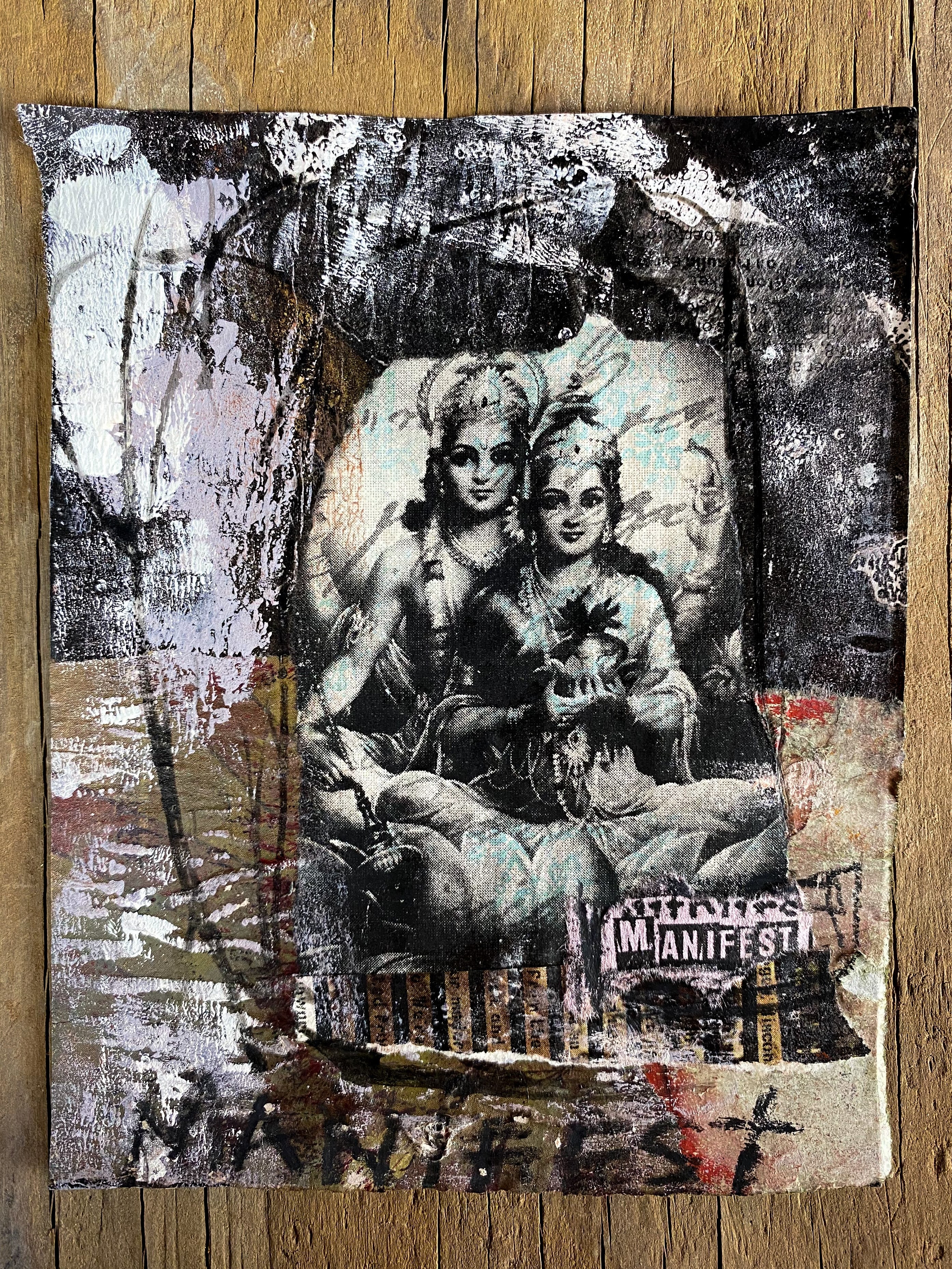 Manifest - Original Mixed Media Collage
