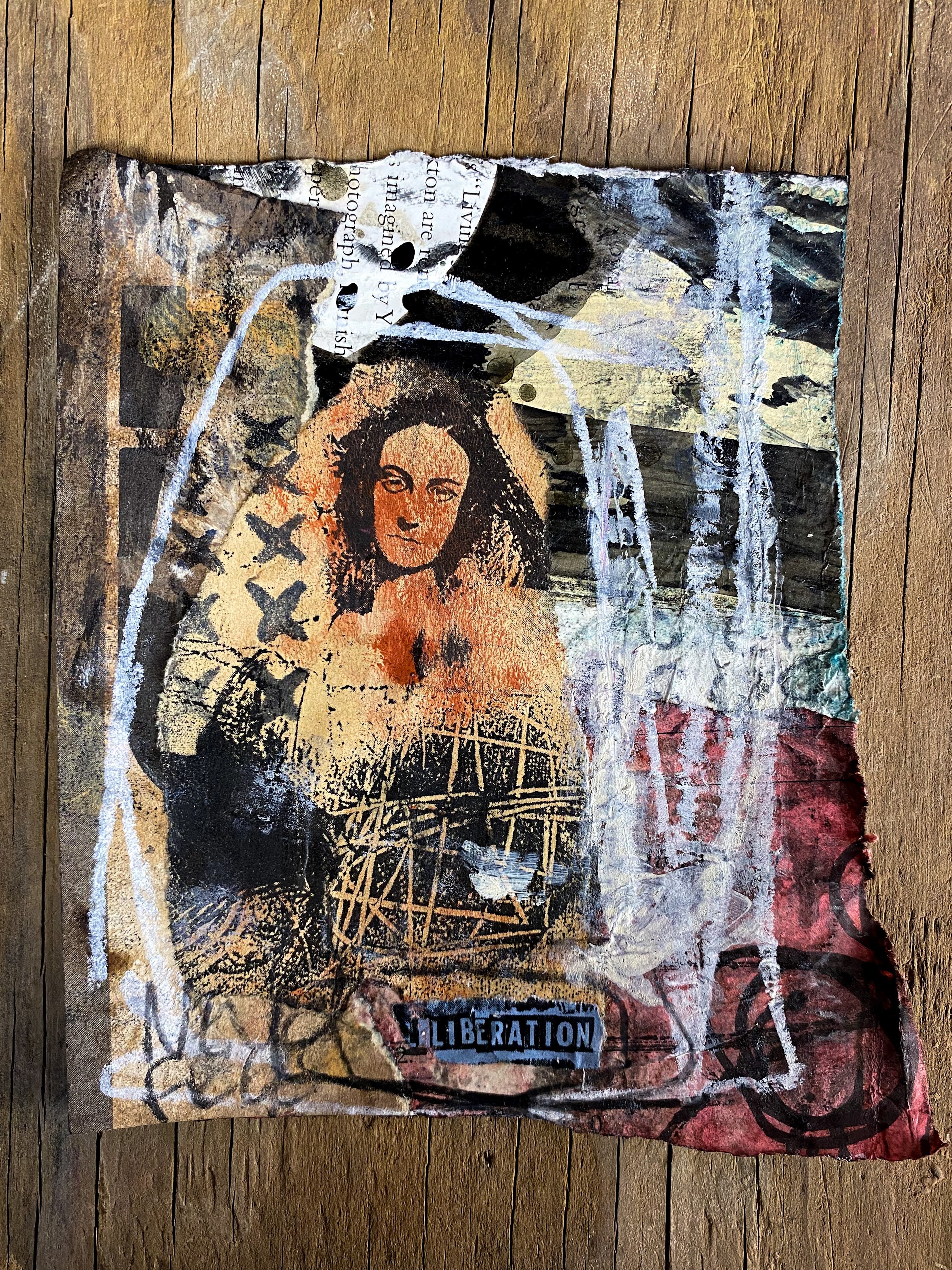 Liberation - Original Mixed Media Collage