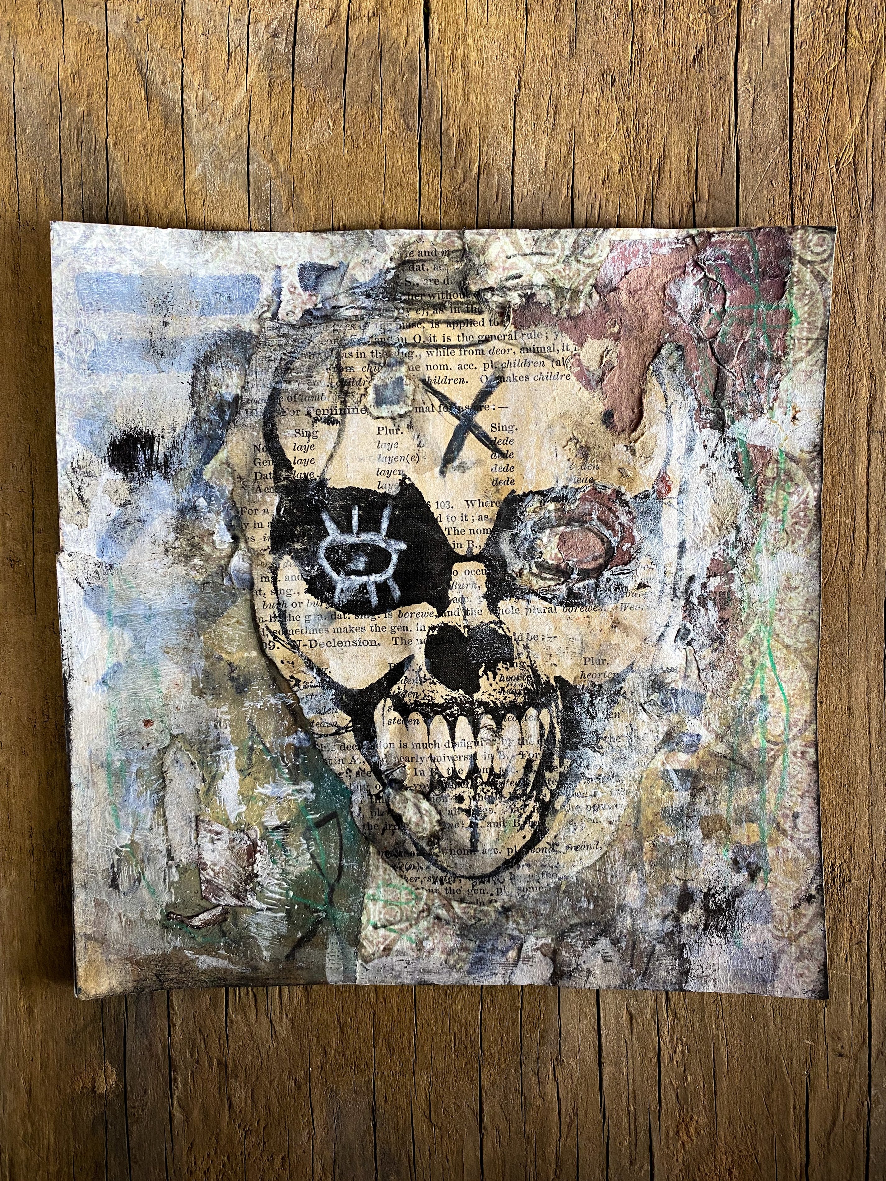 The Underworld - Original Mixed Media Collage