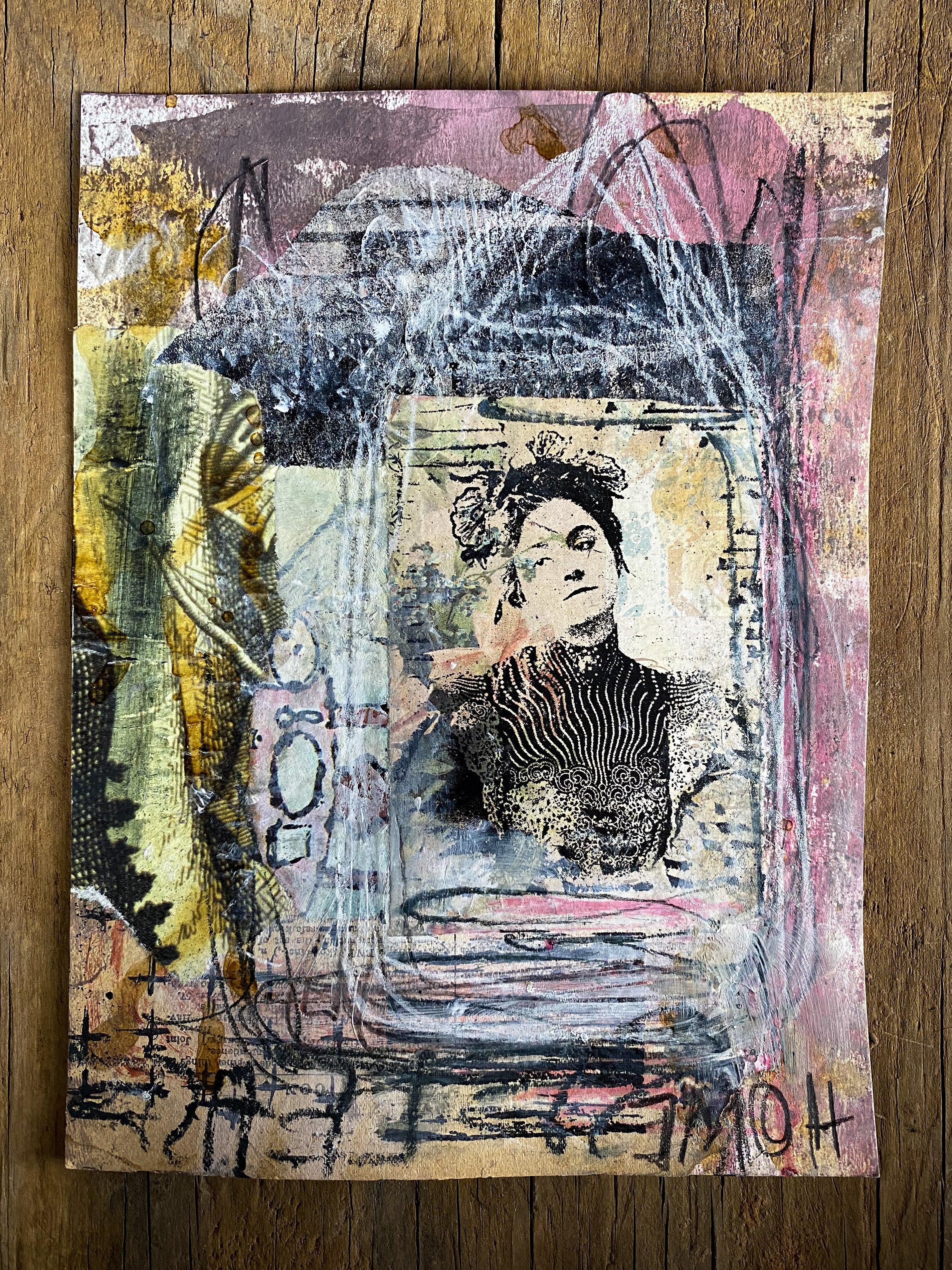 Home - Original Mixed Media Collage