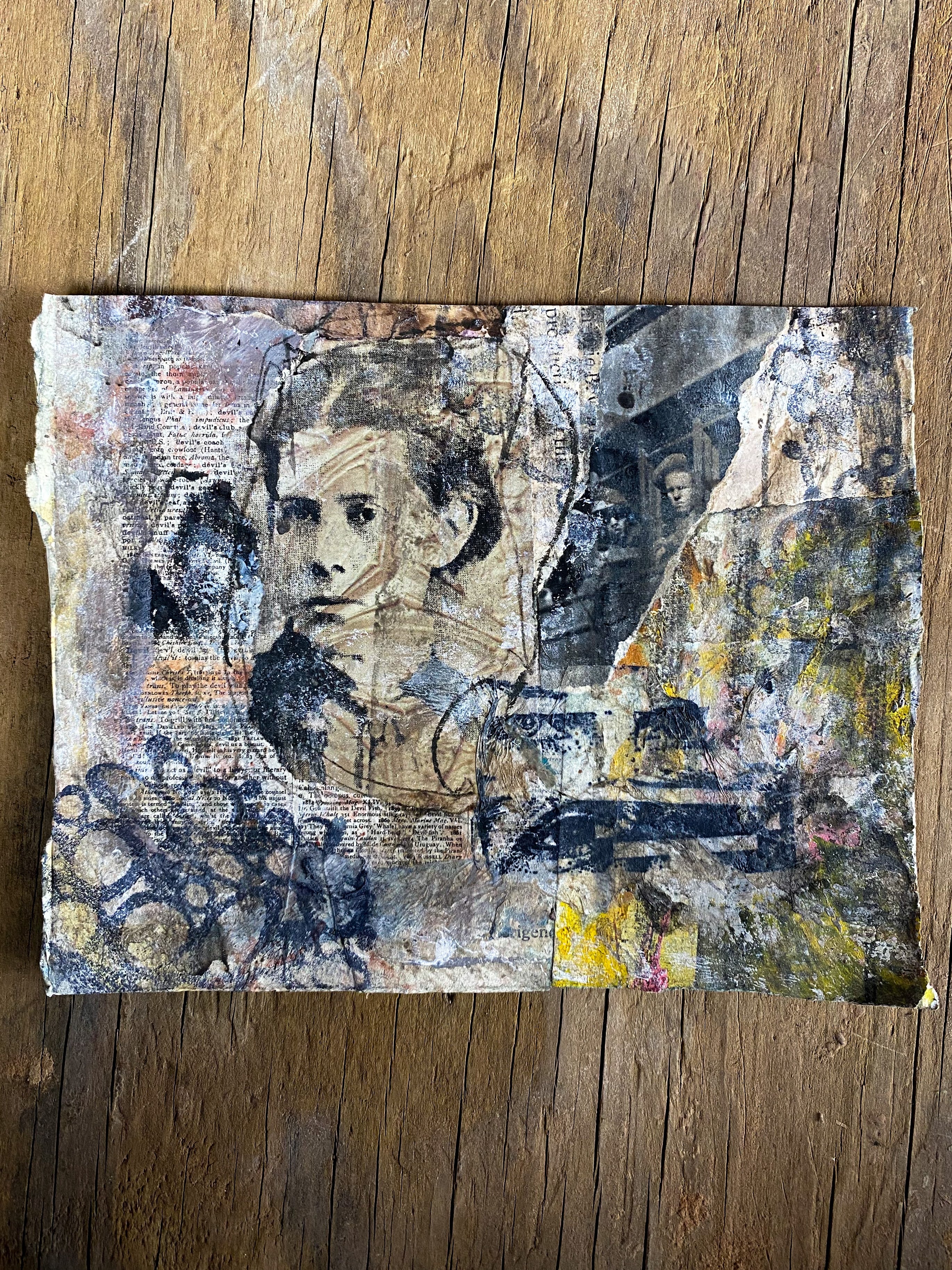 Memories- Original Mixed Media Collage