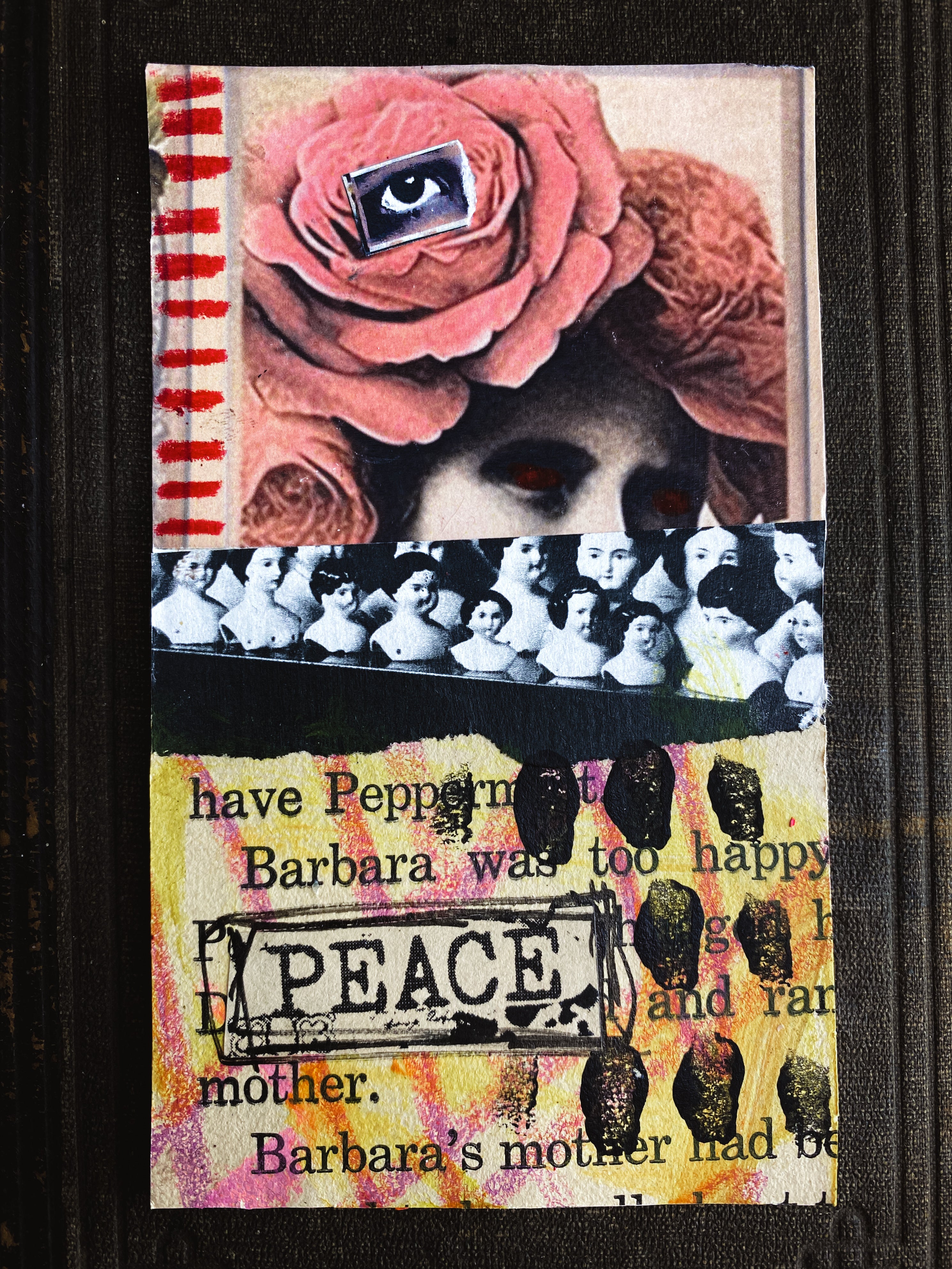 Peace - Original Mixed Media Collage