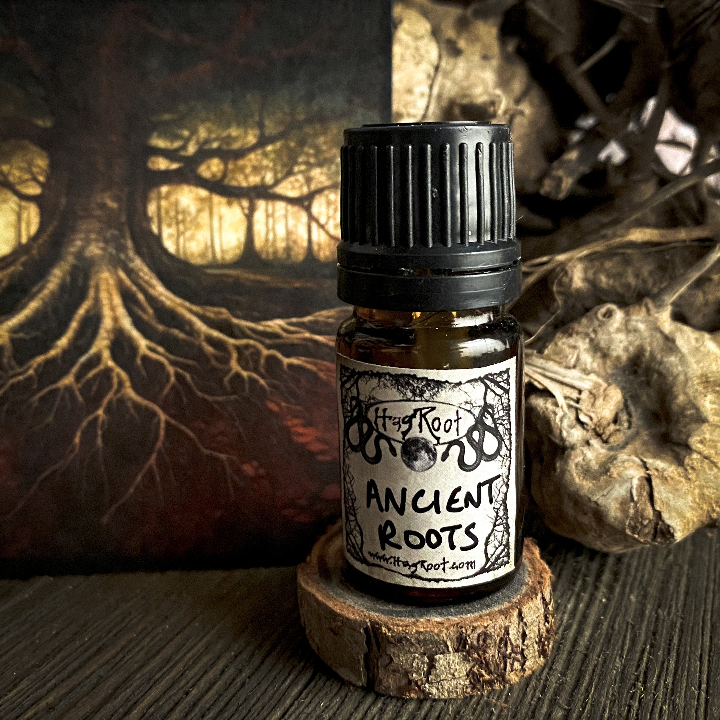 ANCIENT ROOTS-(Vetiver, Tonka Bean, Patchouli, Myrrh, Cedar, Oakmoss, Cardamom, Pine)-Perfume, Cologne, Anointing, Ritual Oil
